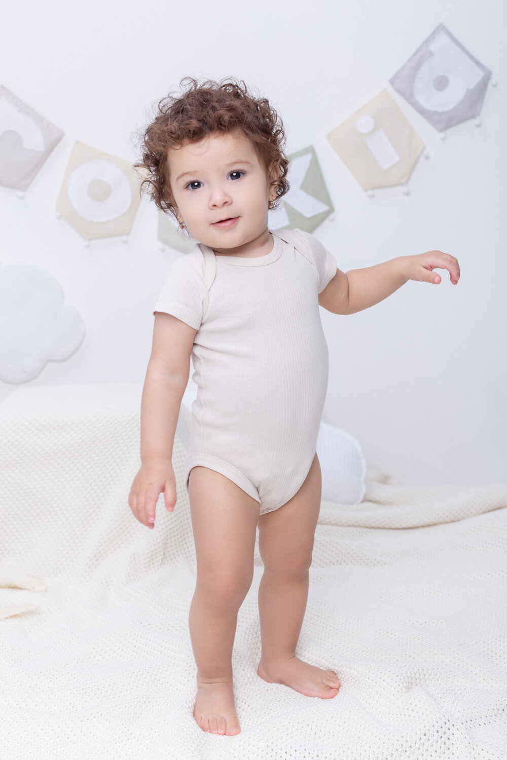 CROCKID Полукомбинезон 301086 К 6033-2уп зефир, бежевый