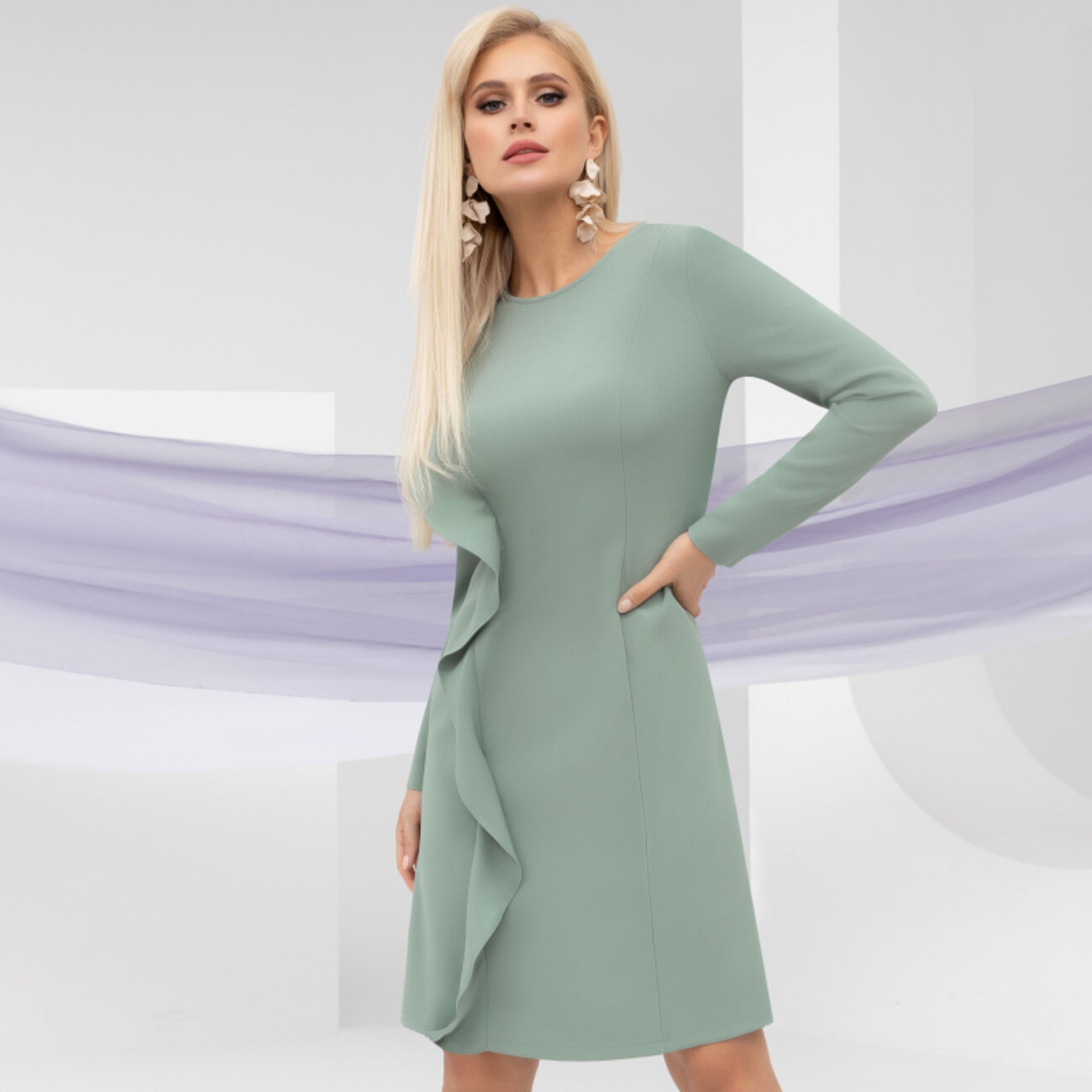 CHARUTTI Платье 301165 7238 зеленый