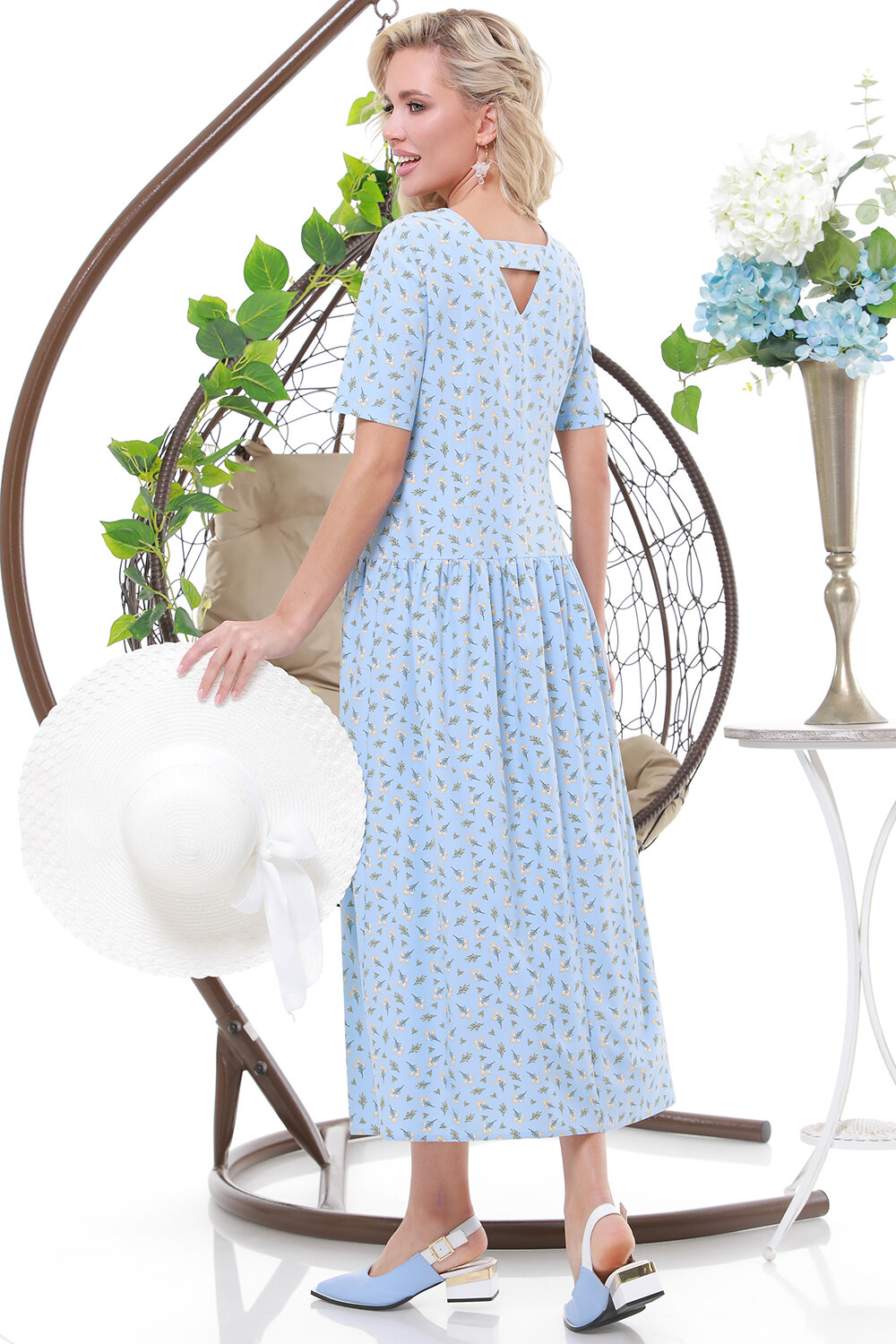 DStrend Платье 301610 П-3948-0002-03 Голубой