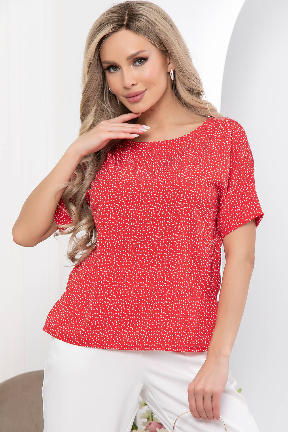 LT Collection Блуза 301686 Б6033 красный
