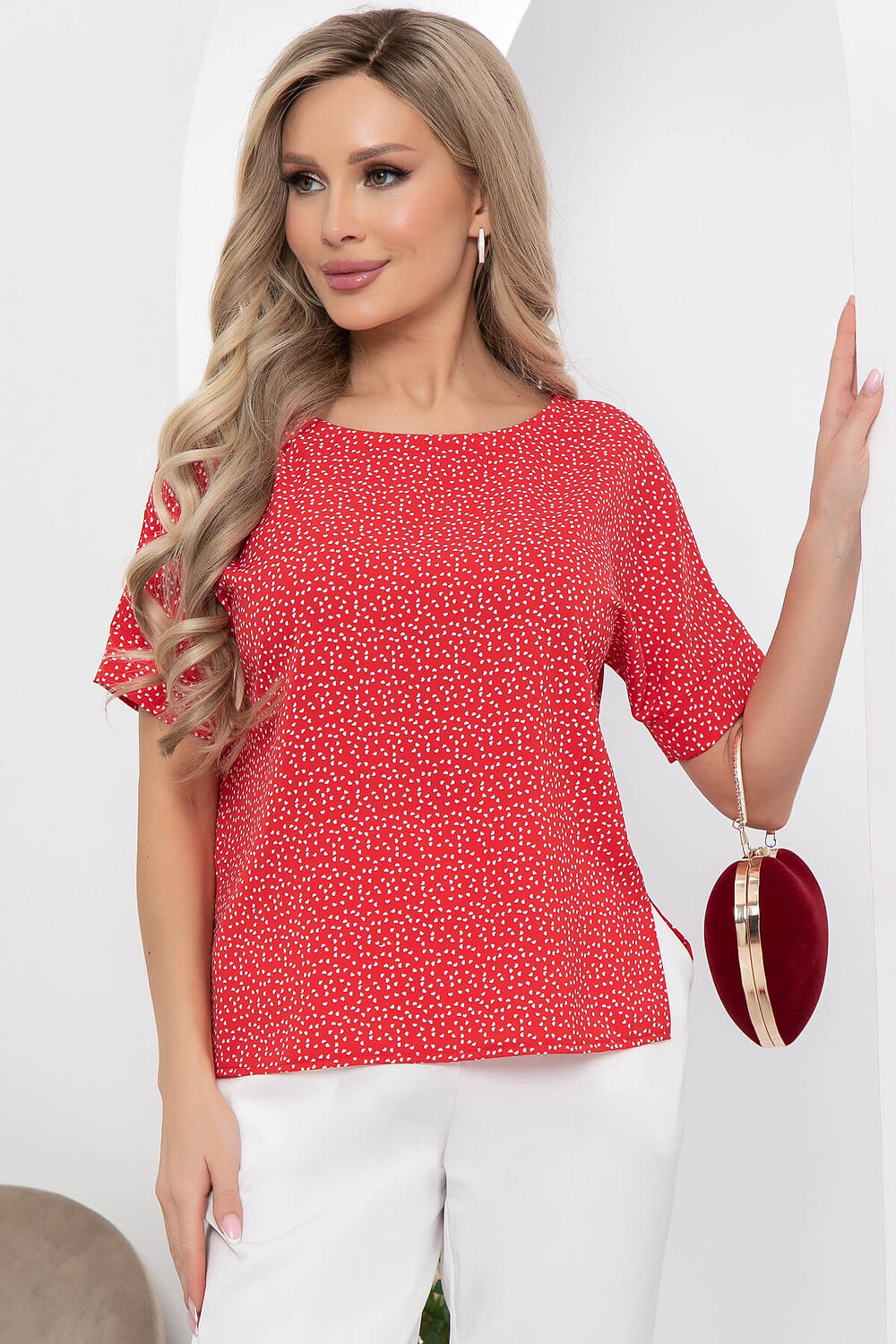 LT Collection Блуза 301686 Б6033 красный