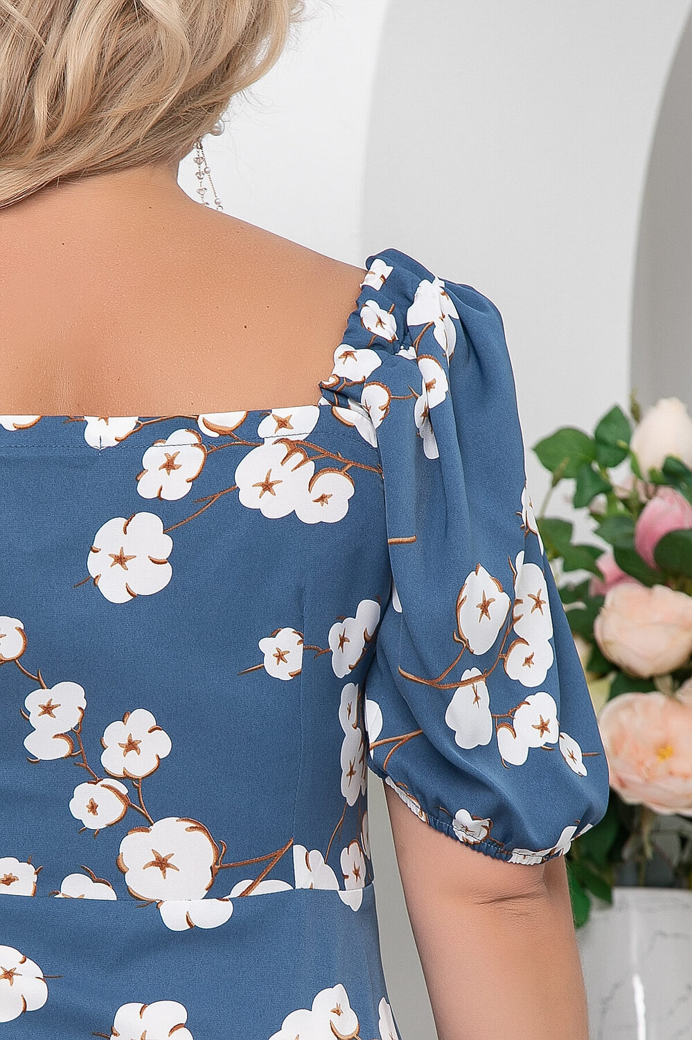 LT Collection Платье 301704 П5892 джинсовый