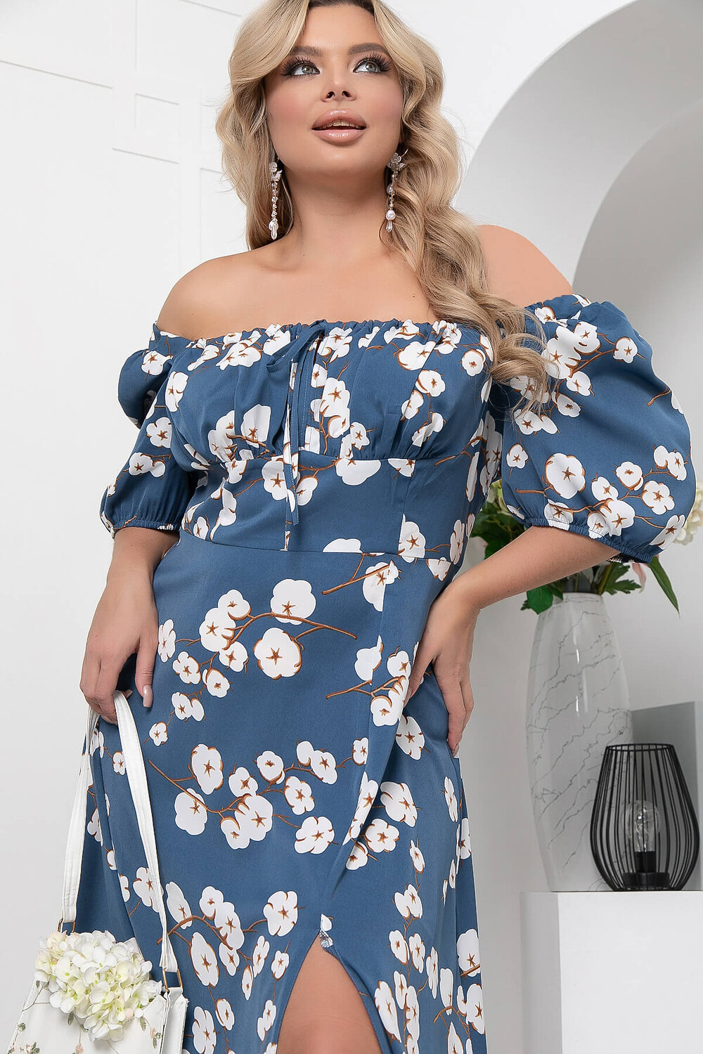 LT Collection Платье 301704 П5892 джинсовый