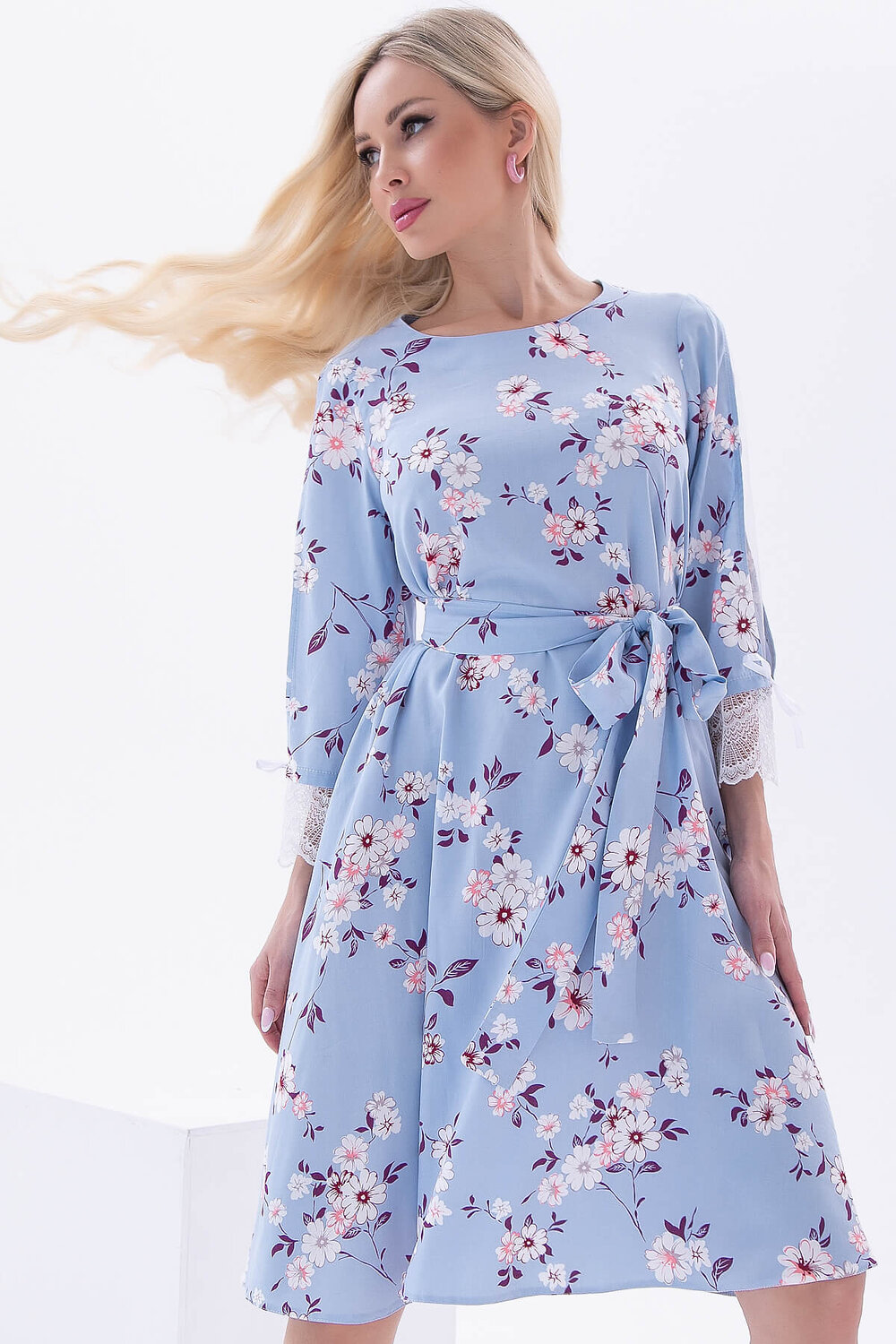 LT Collection Платье 302098 П6018 голубой
