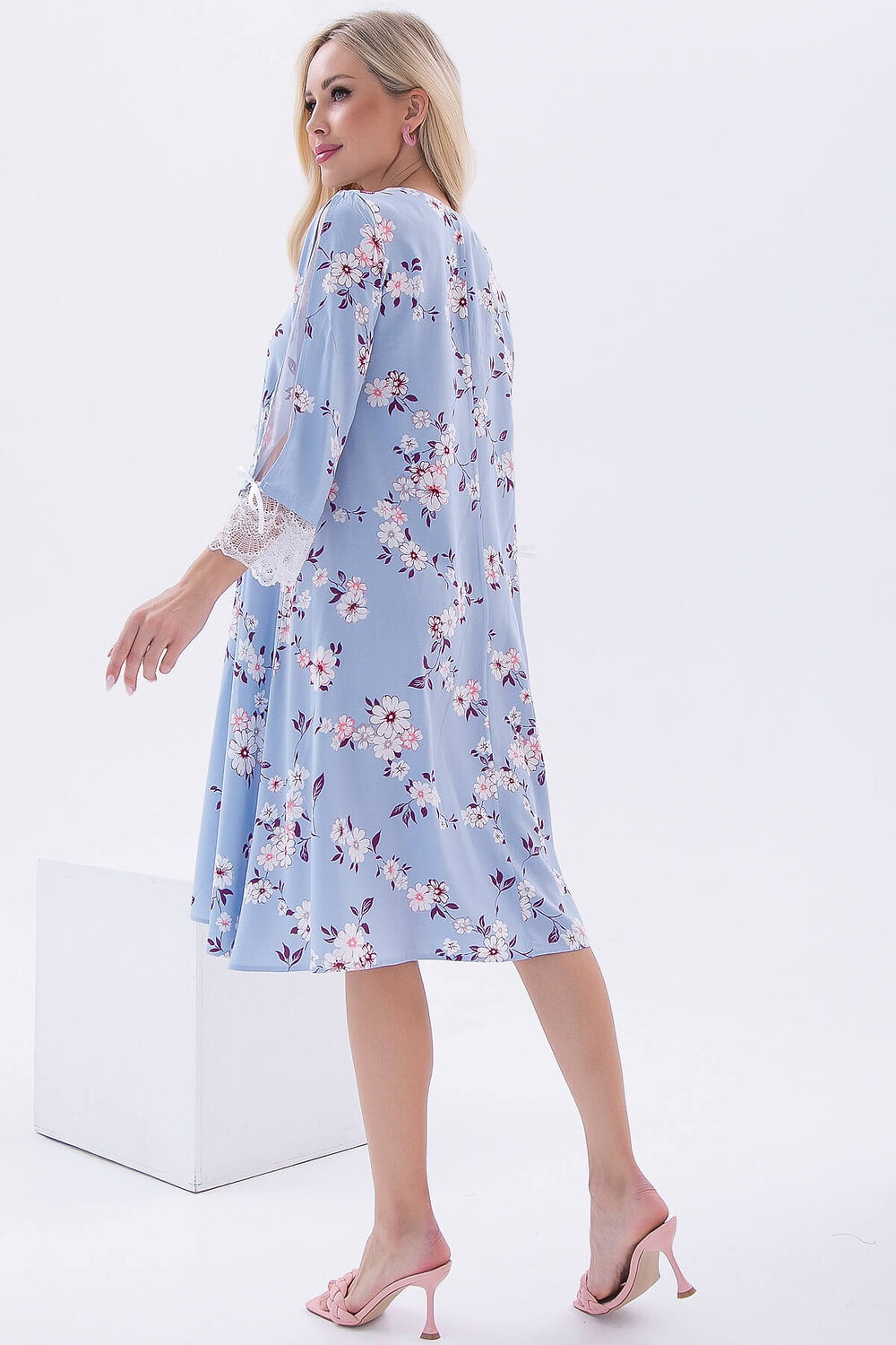 LT Collection Платье 302098 П6018 голубой