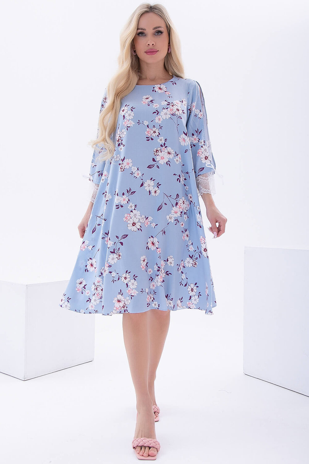 LT Collection Платье 302098 П6018 голубой