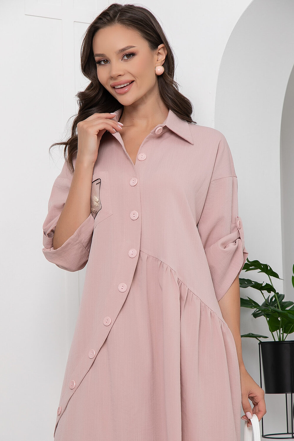 LT Collection Платье 302231 П5943 пыльно-розовый