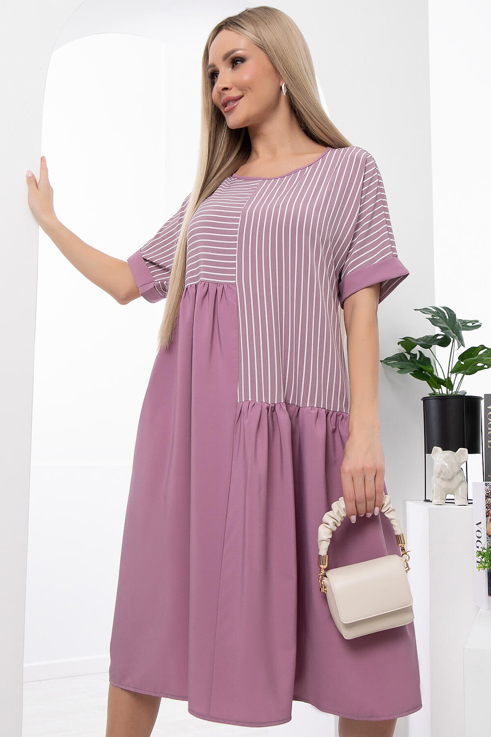 LT Collection Платье 302233 П5970 пыльно-розовый