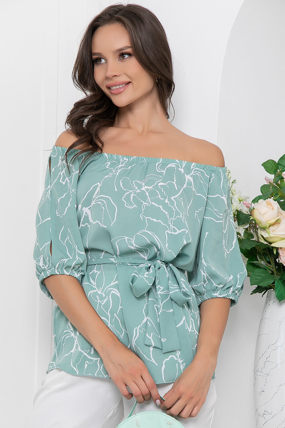 LT Collection Блуза 302647 Б6055 мятный