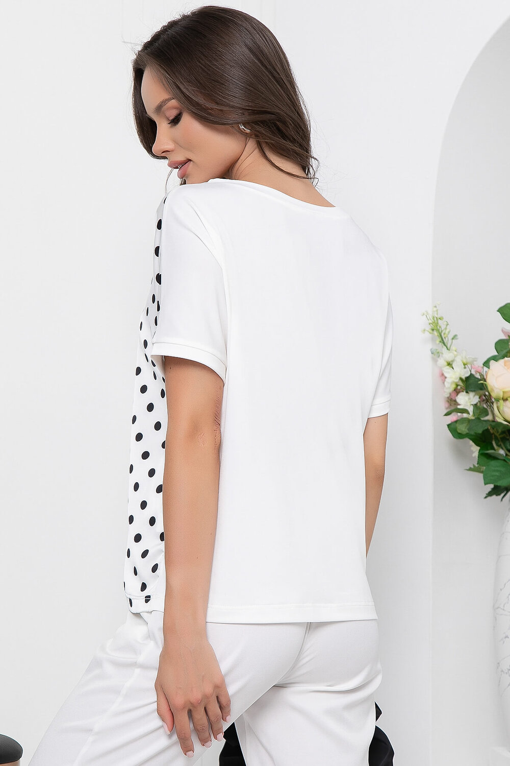 LT Collection Блуза 302650 Б6094 белый