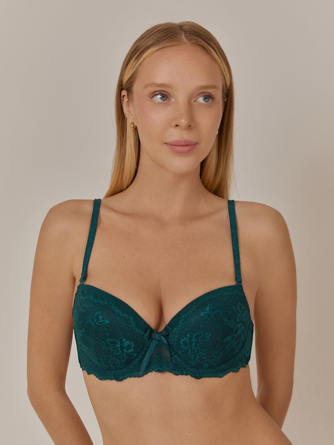 Infinity Lingerie Бюстгальтер 302910 081910C темно-зеленый