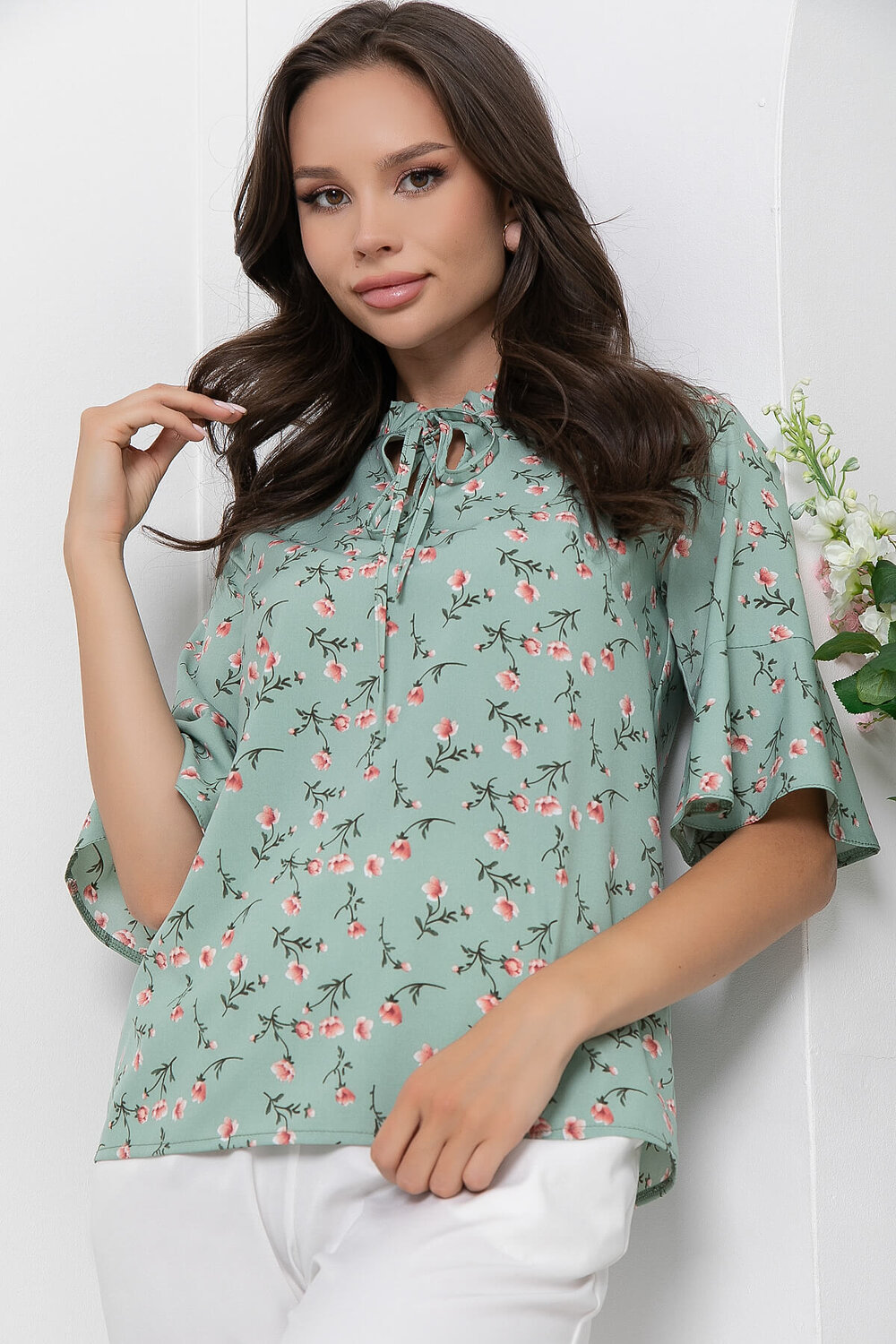 LT Collection Блуза 303242 Б6029 фисташковый