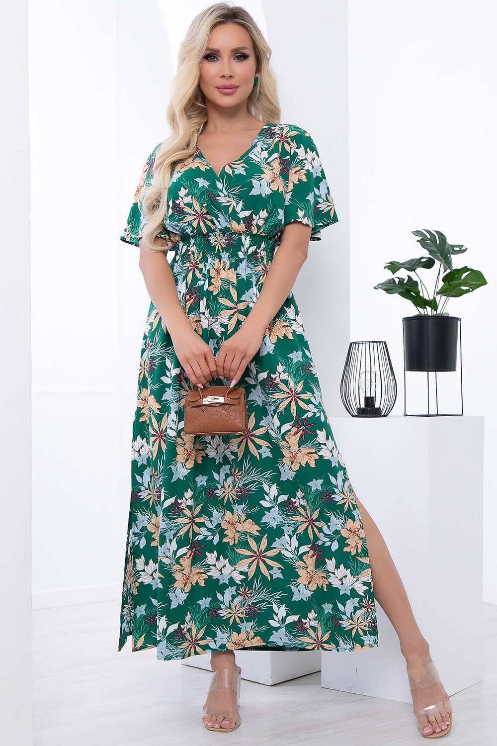 LT Collection Платье 304901 П6741 зелёный