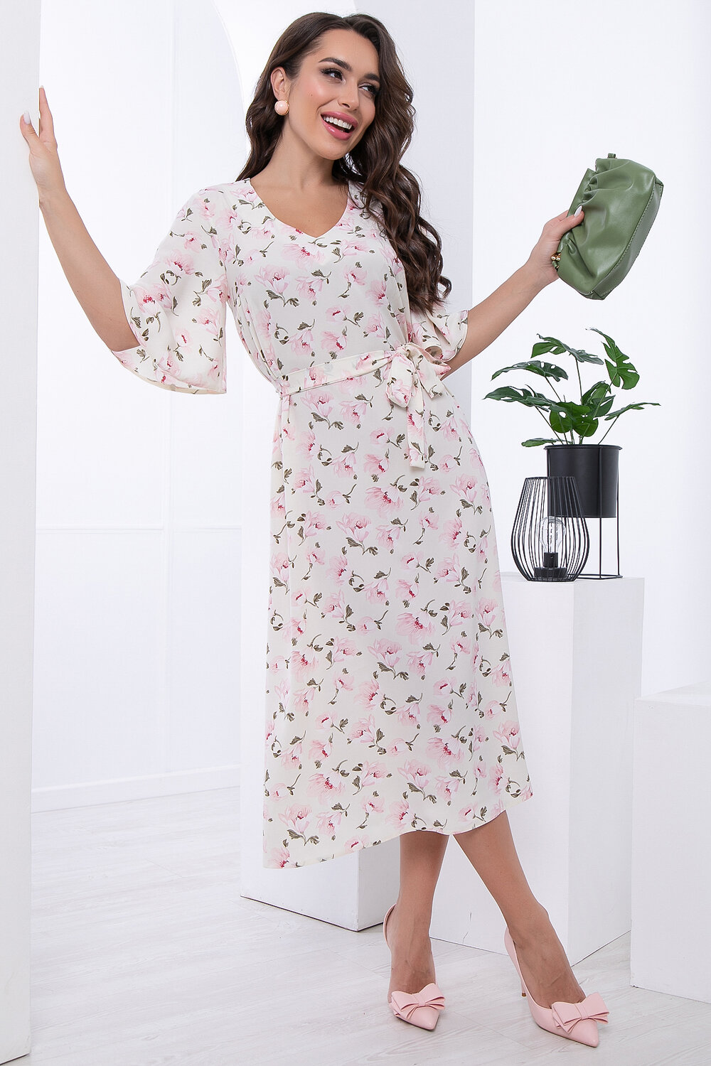 LT Collection Платье 304902 П6746 светло-жёлтый