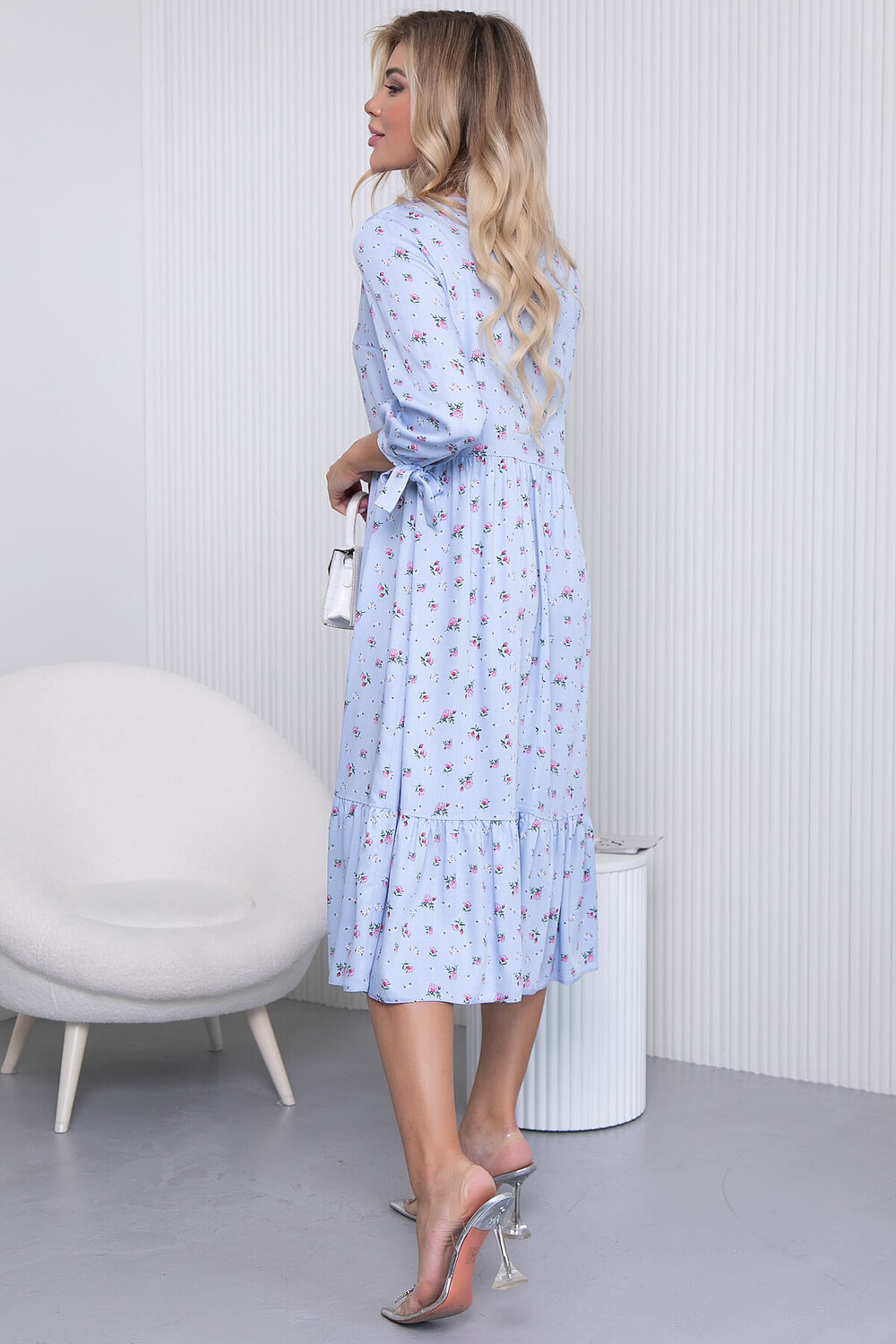 LT Collection Платье 306922 П7068 голубой