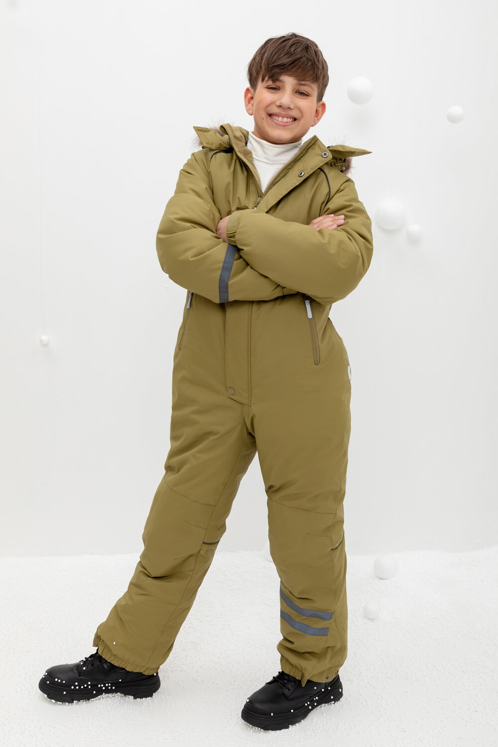 CROCKID Комбинезон 307419 ВК 60102/3 ГР (122-158) травяной зеленый