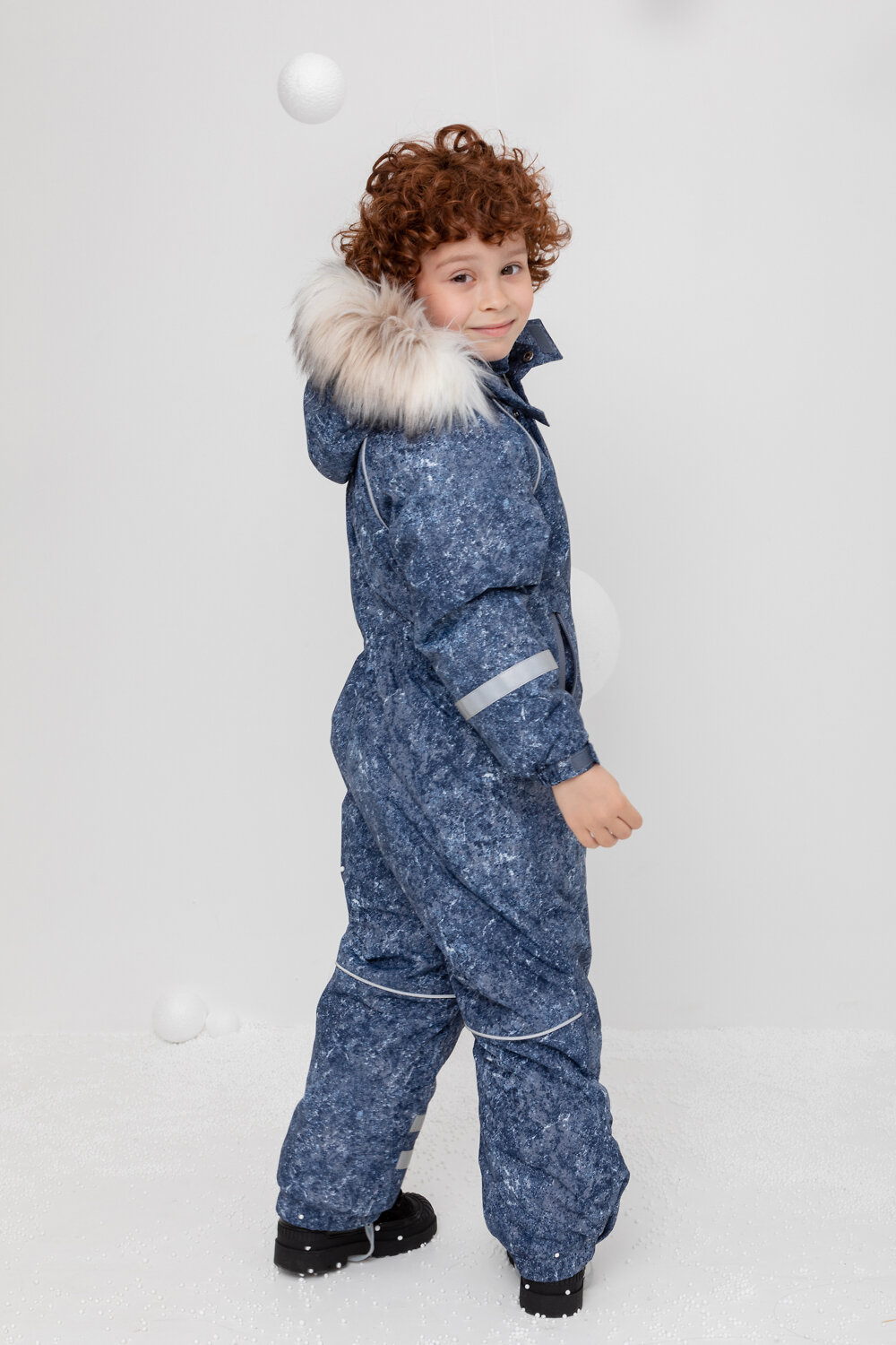 CROCKID Комбинезон 307452 ВК 60098/н/2 ГР стальной, текстура камня