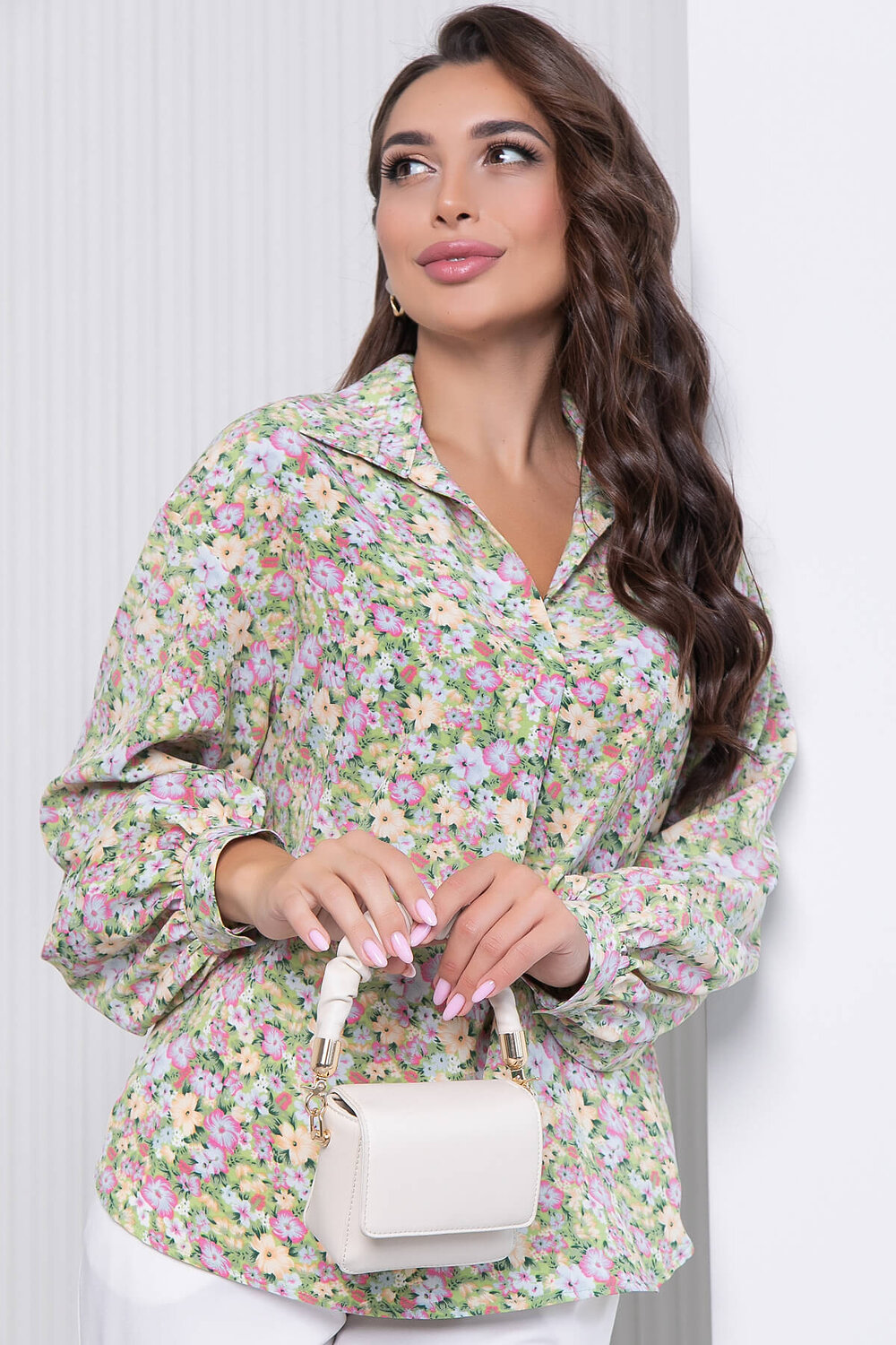 LT Collection Блуза 307677 Б5951 зелёный