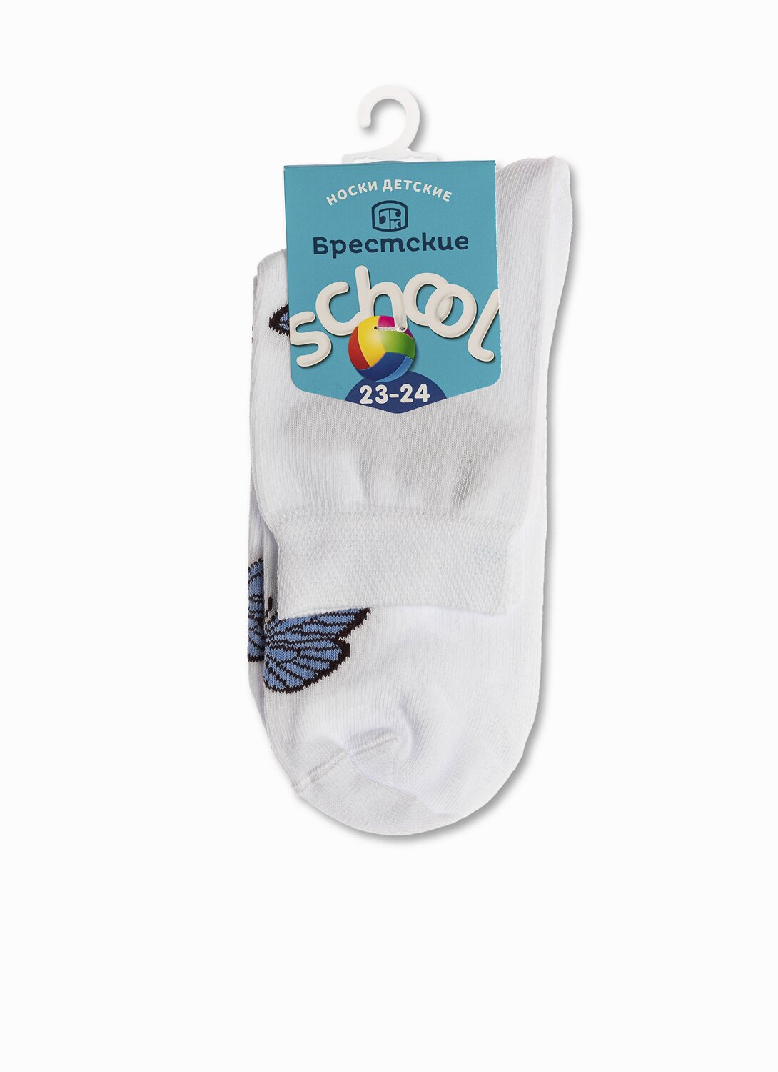 БРЕСТСКИЕ Носки 309142 3081 SCHOOL (с рисунком) белый