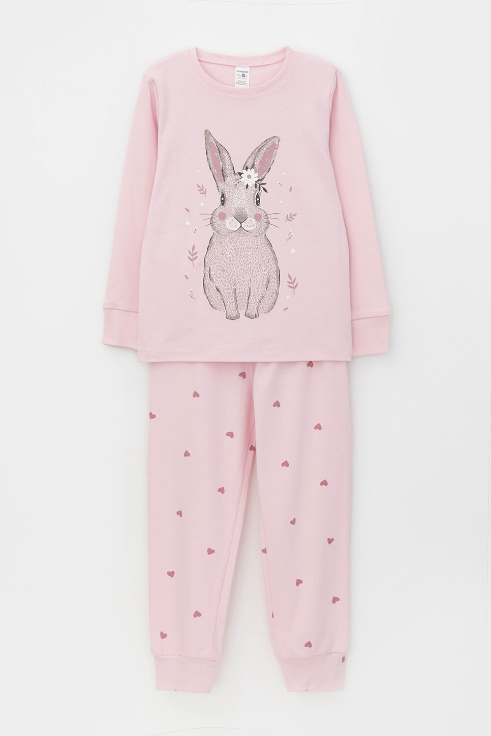 CROCKID Пижама 310037 К 1541 розовый