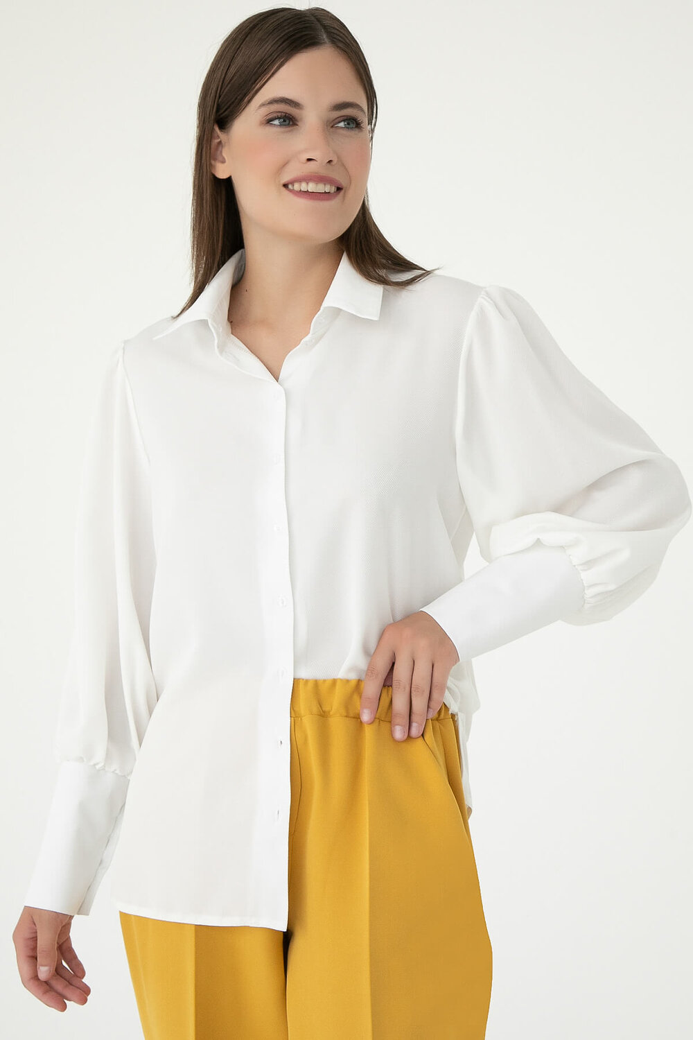 LT Collection Блуза 310954 Б7138 белый