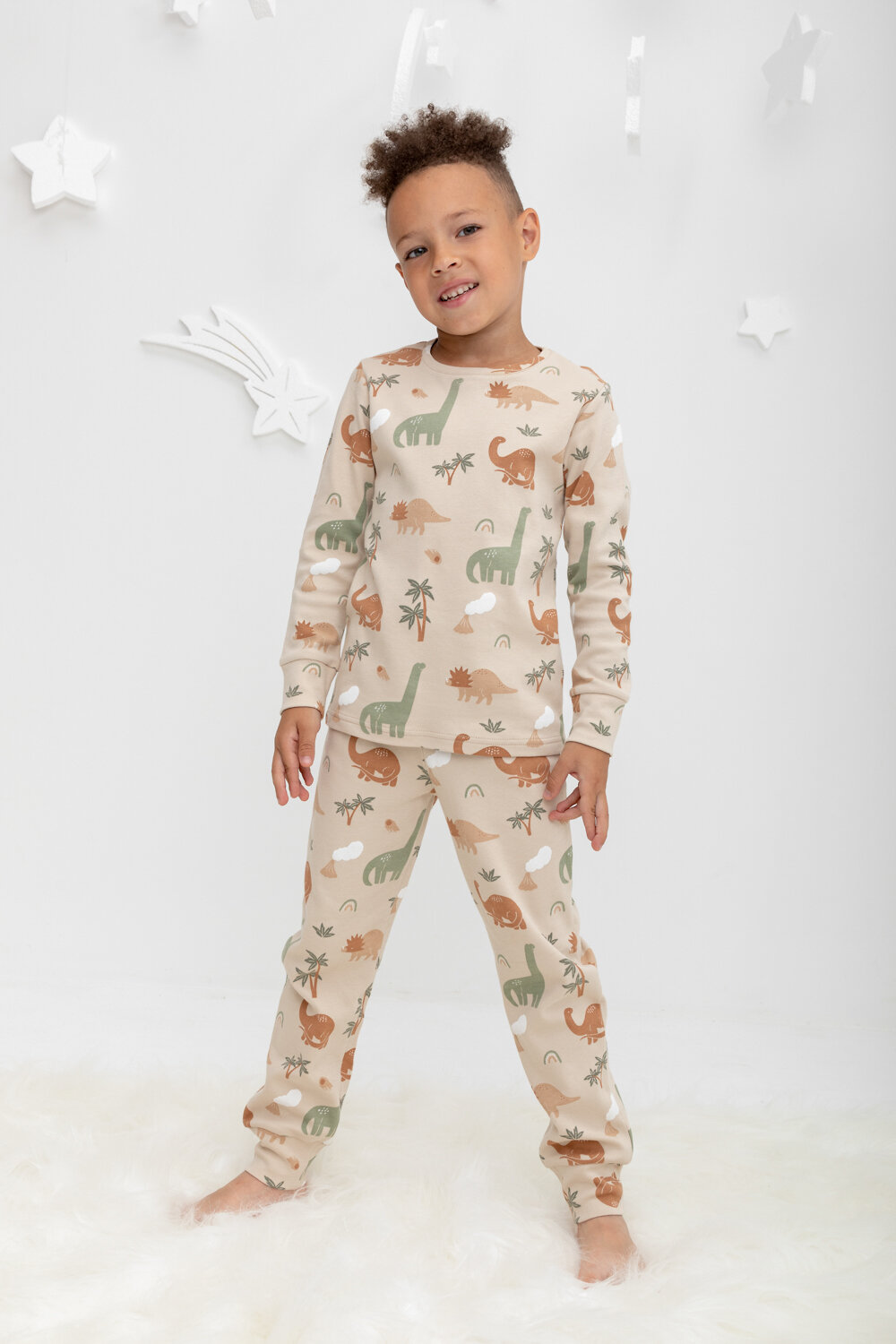 CROCKID Пижама 311354 К 1552 бежевый