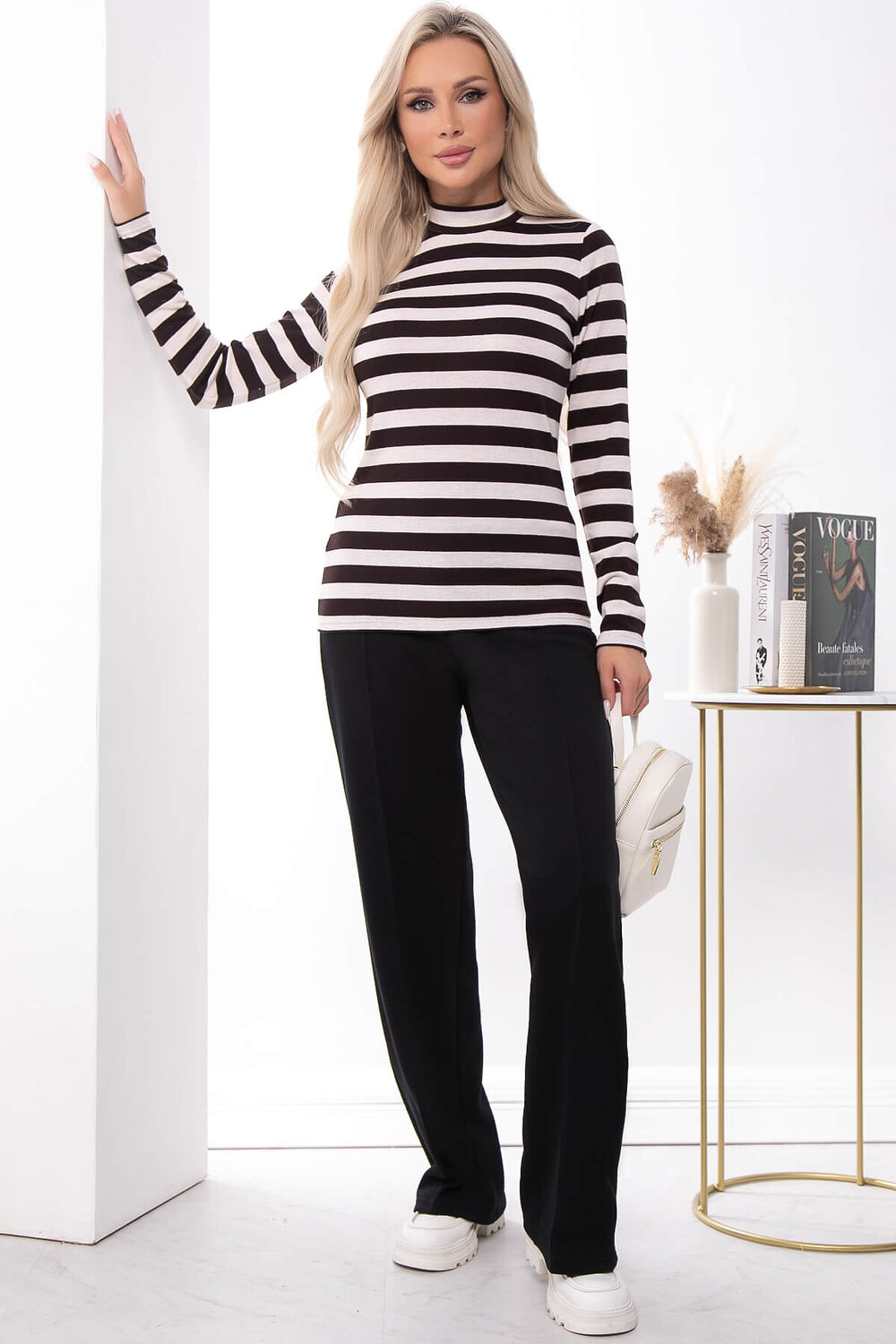 LT Collection Водолазка 314000 Б7401 капучино, молочный