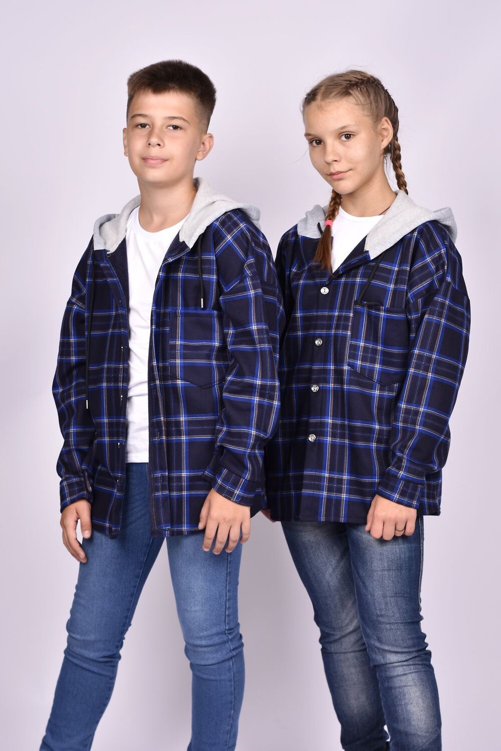 Be Friends Рубашка 316246 61412 синяя клетка