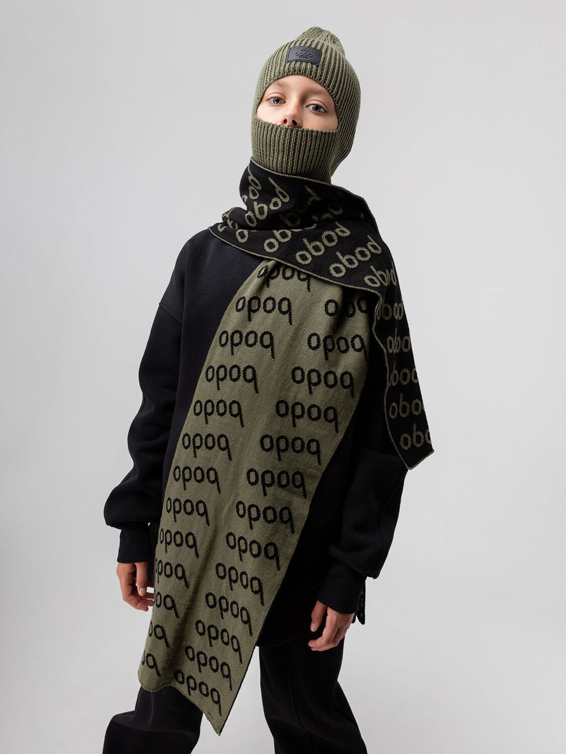Bodo Шарф 316348 12-129 хаки (черный)