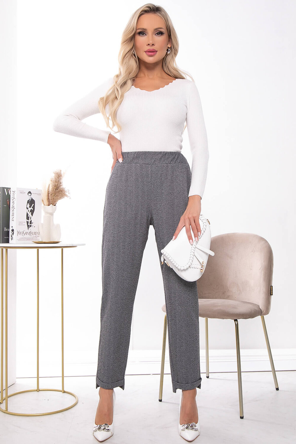LT Collection Брюки 316994 Б7480 серый