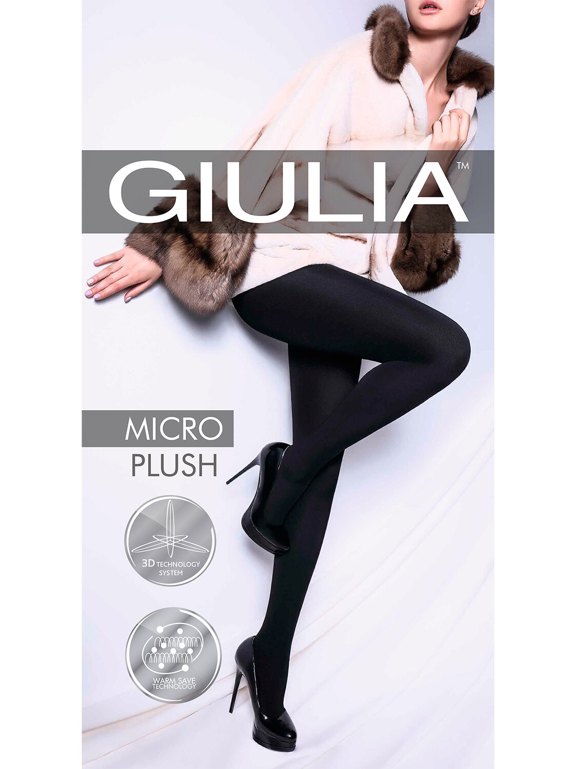 JS Giulia Колготки 317828 MICROPLUSH 200 bianco