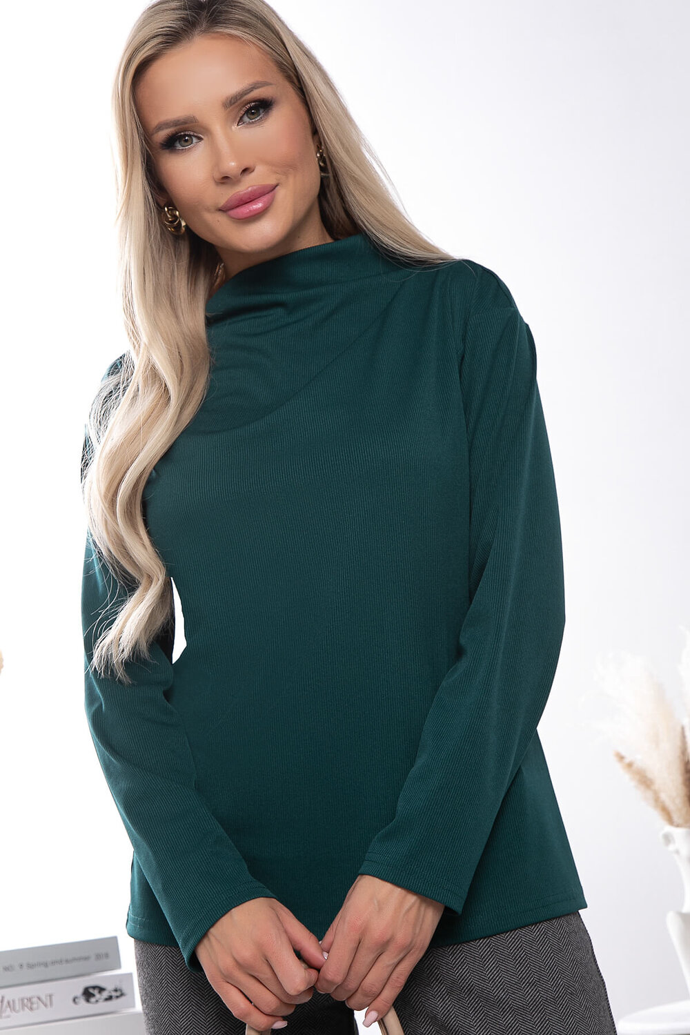 LT Collection Джемпер 318145 Б7553 изумрудный