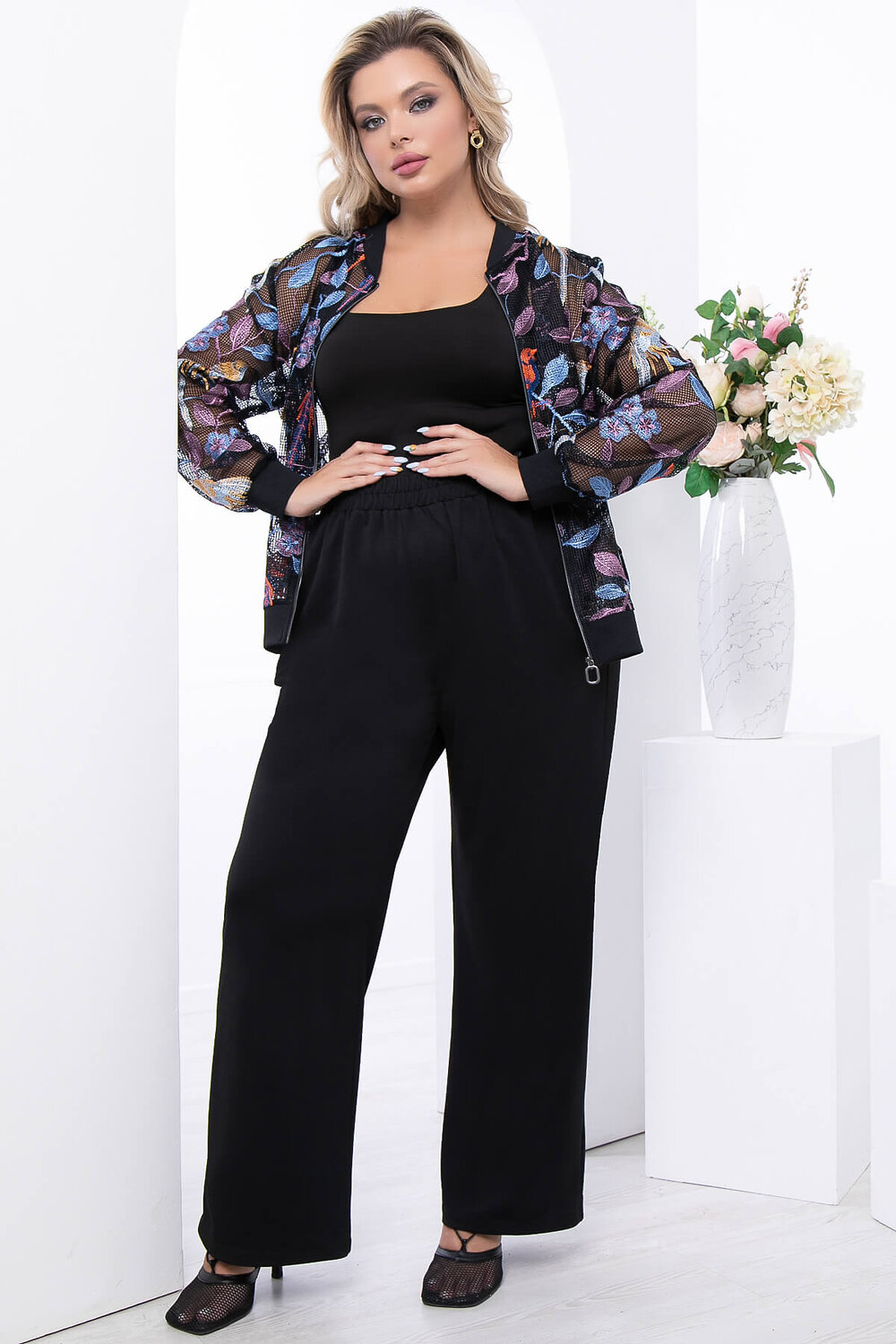 LT Collection Бомбер 318148 Б7556 чёрный