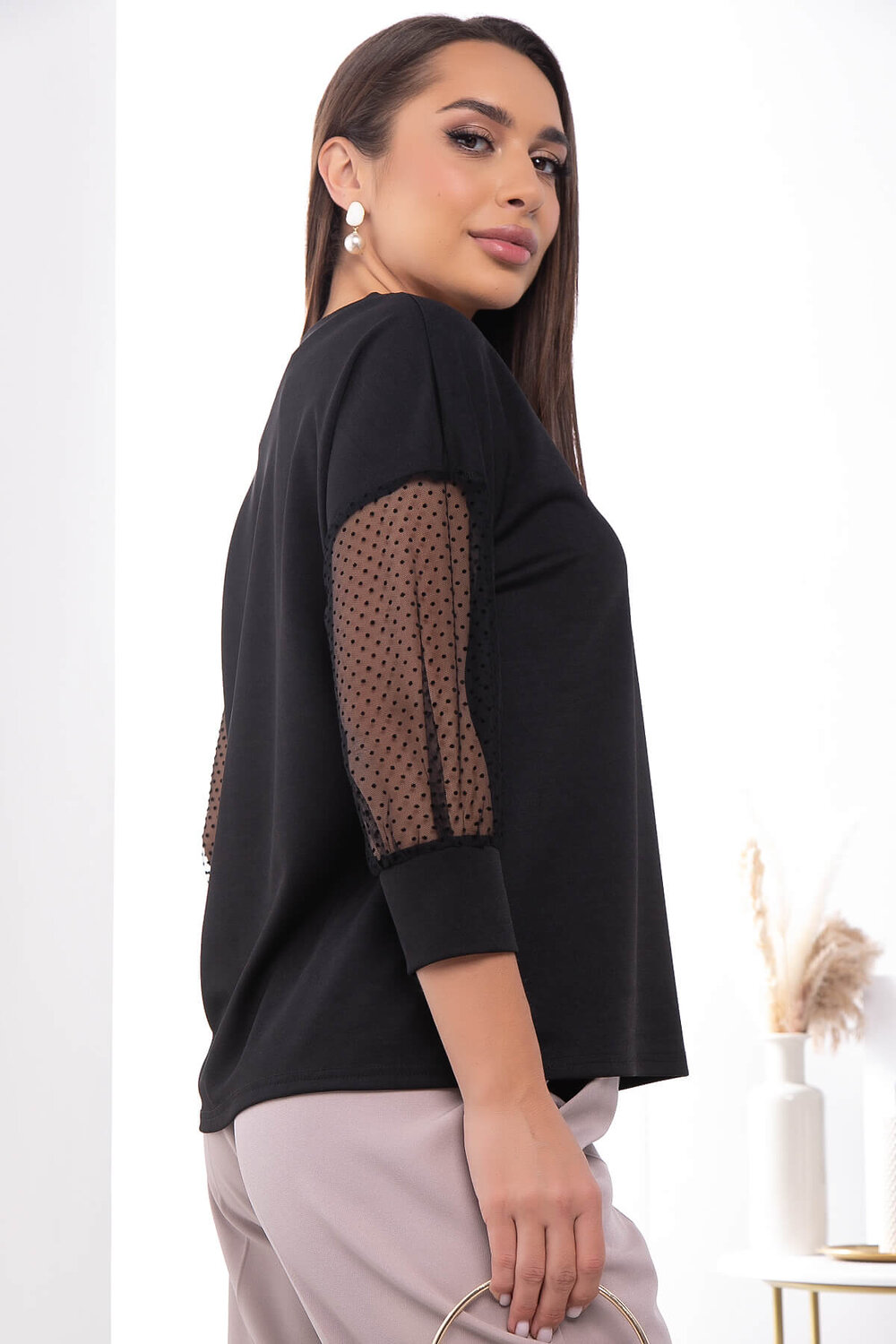 LT Collection Джемпер 318150 Б7600 чёрный