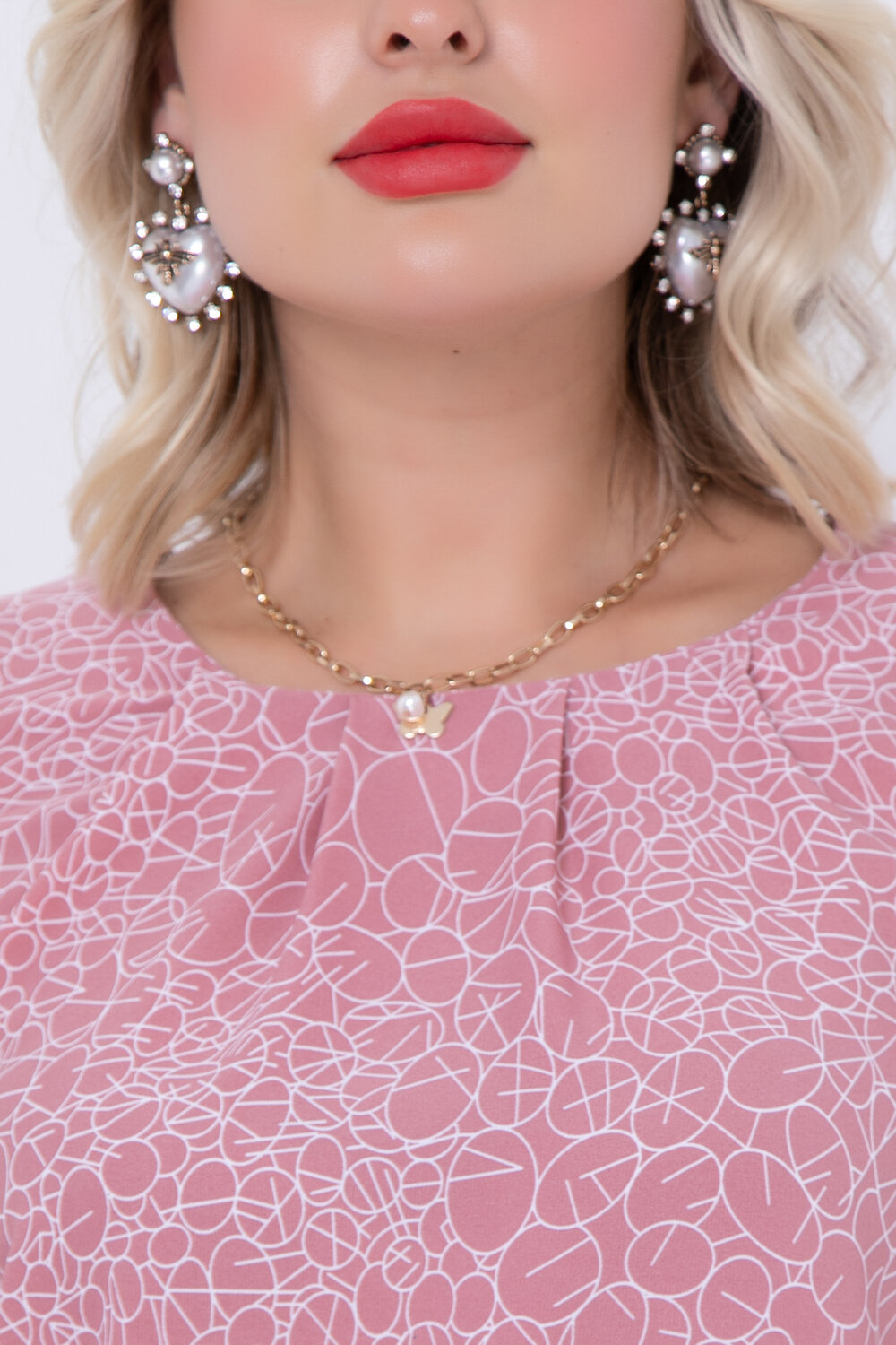 Bellovera Блузка 318171 33Б5554 розовый
