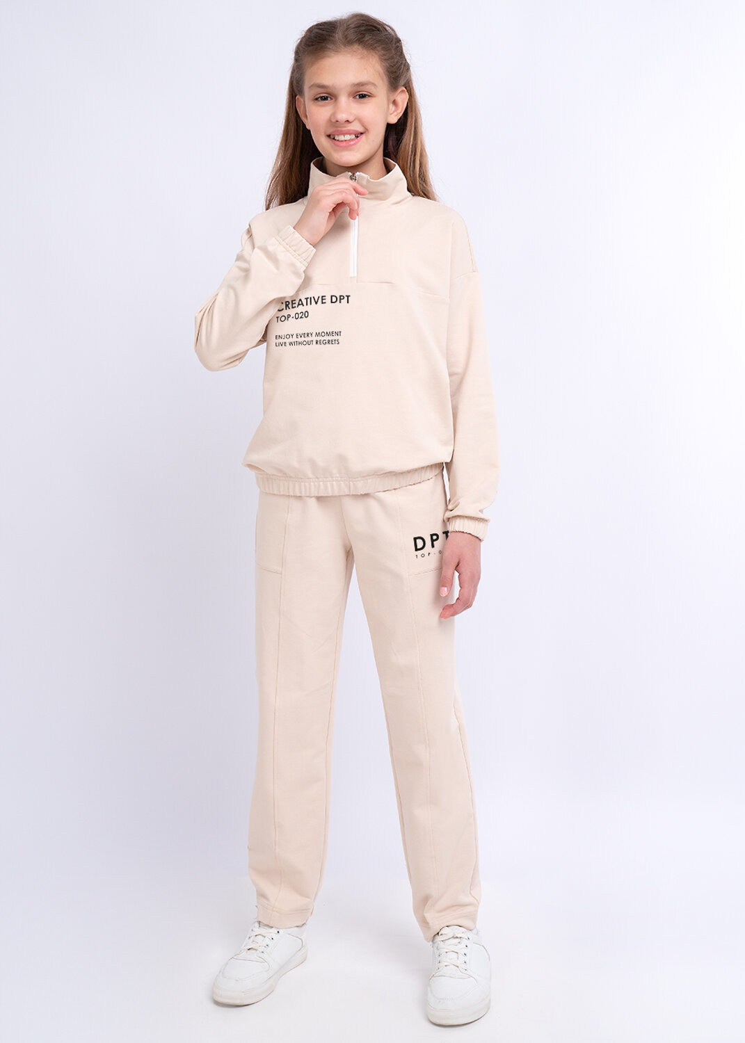 CLEVER Брюки 318356 725976/43фф_п св.бежевый