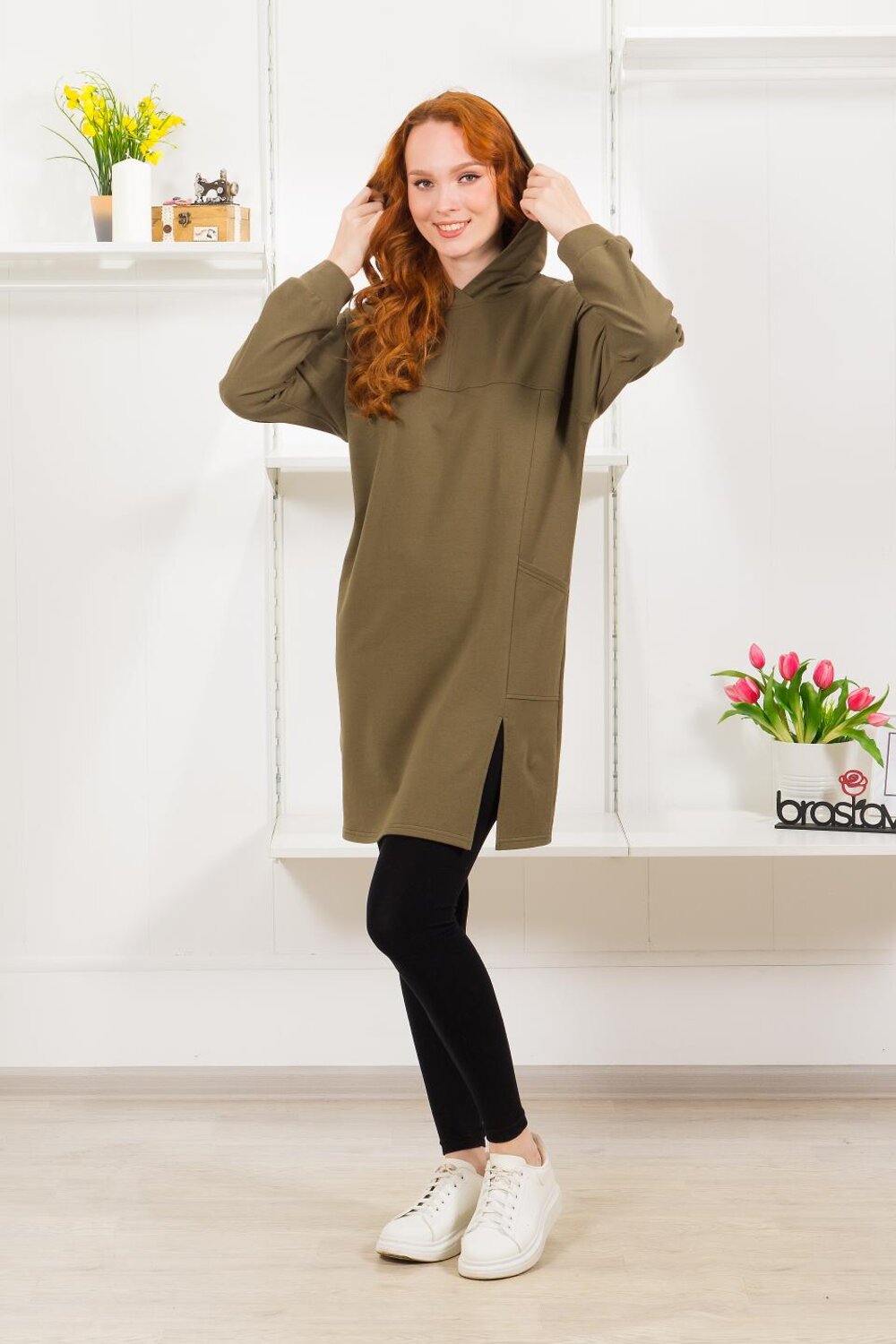 Braslava Туника 318399 5545-2 хаки