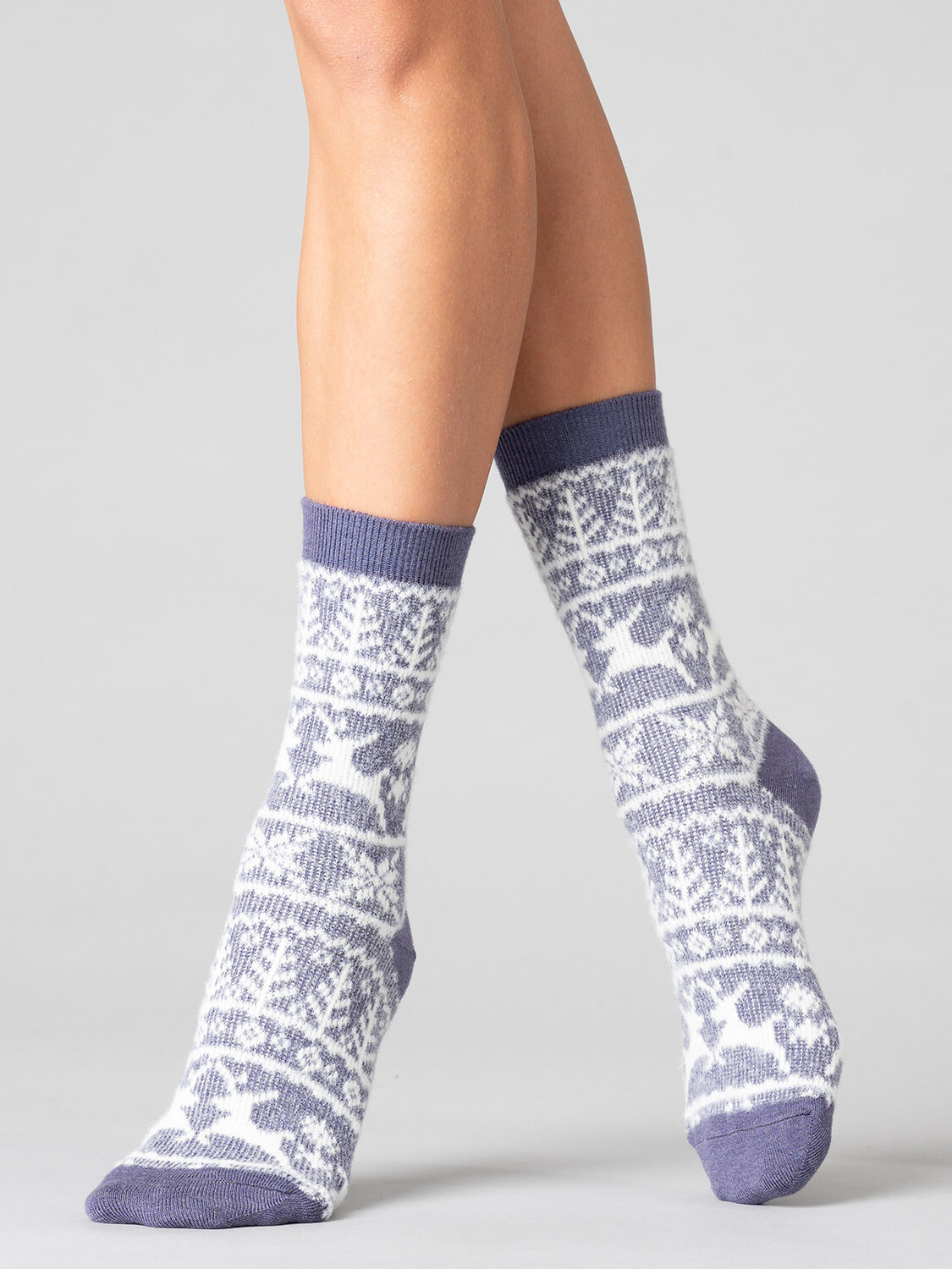 JS Giulia Носки 318474 WS3 WOOL 2302 viola
