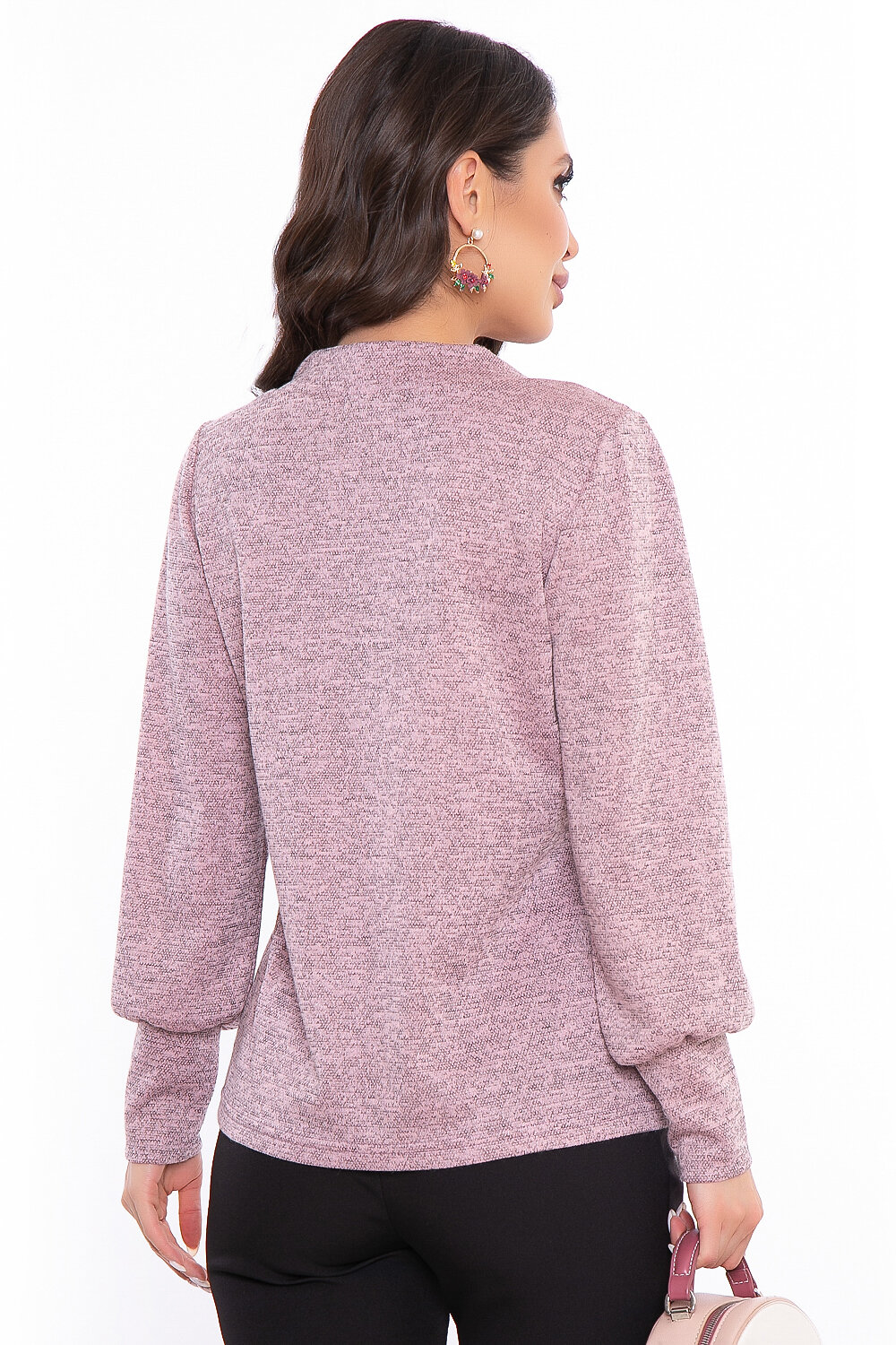 LT Collection Джемпер 318614 Б2883 розовый меланж