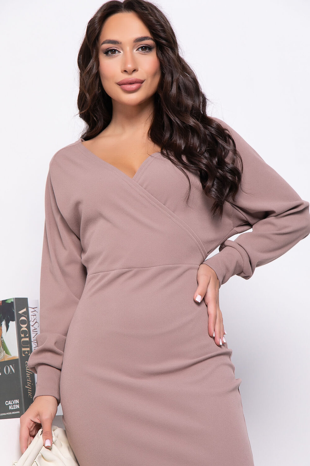 LT Collection Платье 318624 П7563 капучино с молоком