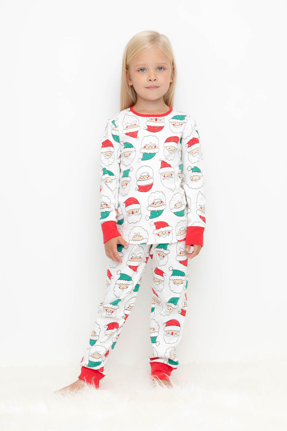CROCKID Пижама 319204 К 1552 добрый дед мороз на сахаре