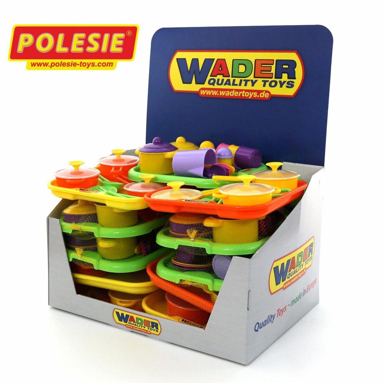 Wader Набор детской посуды (дисплей №58) Wader 320135 51271
