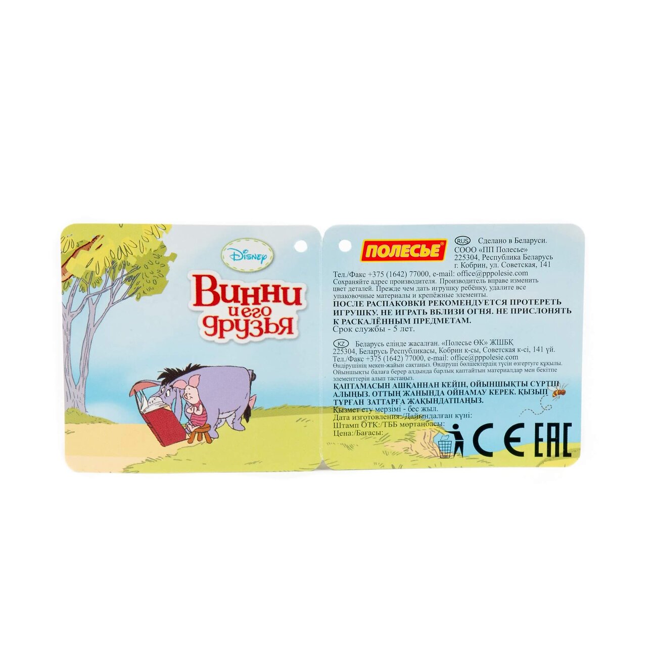 Полесье Песочный набор Disney с ведром средним с наклейкой (микс №13) 322056 70852