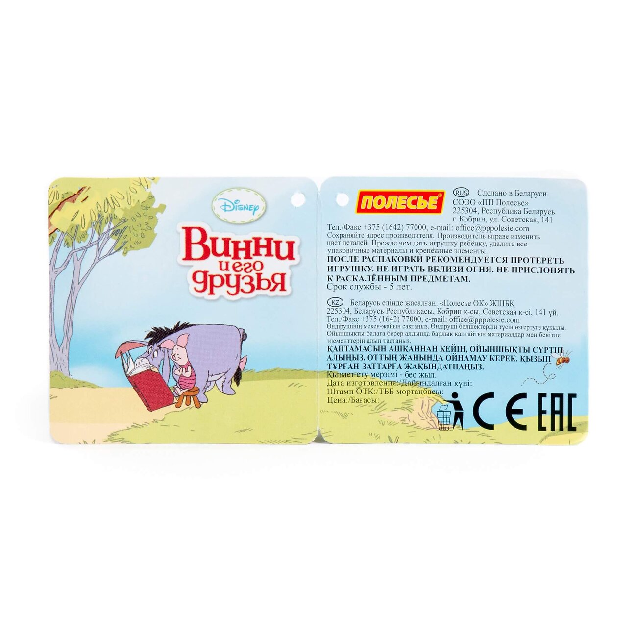 Полесье Песочный набор Disney с ведром средним с наклейкой (микс №14) 322060 70869