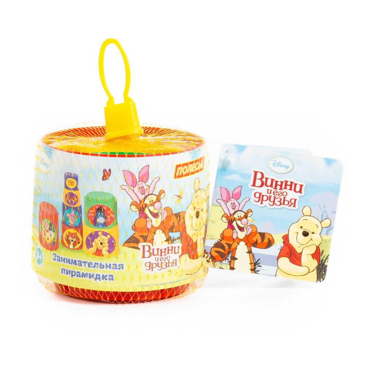 Полесье Занимательная пирамидка Disney "Винни и его друзья" (в сеточке) 322244 76069