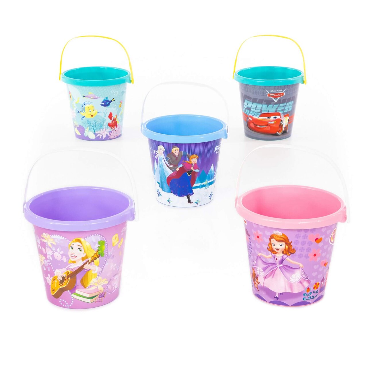 Полесье Ведро большое с наклейкой Disney (микс) 322692 81698