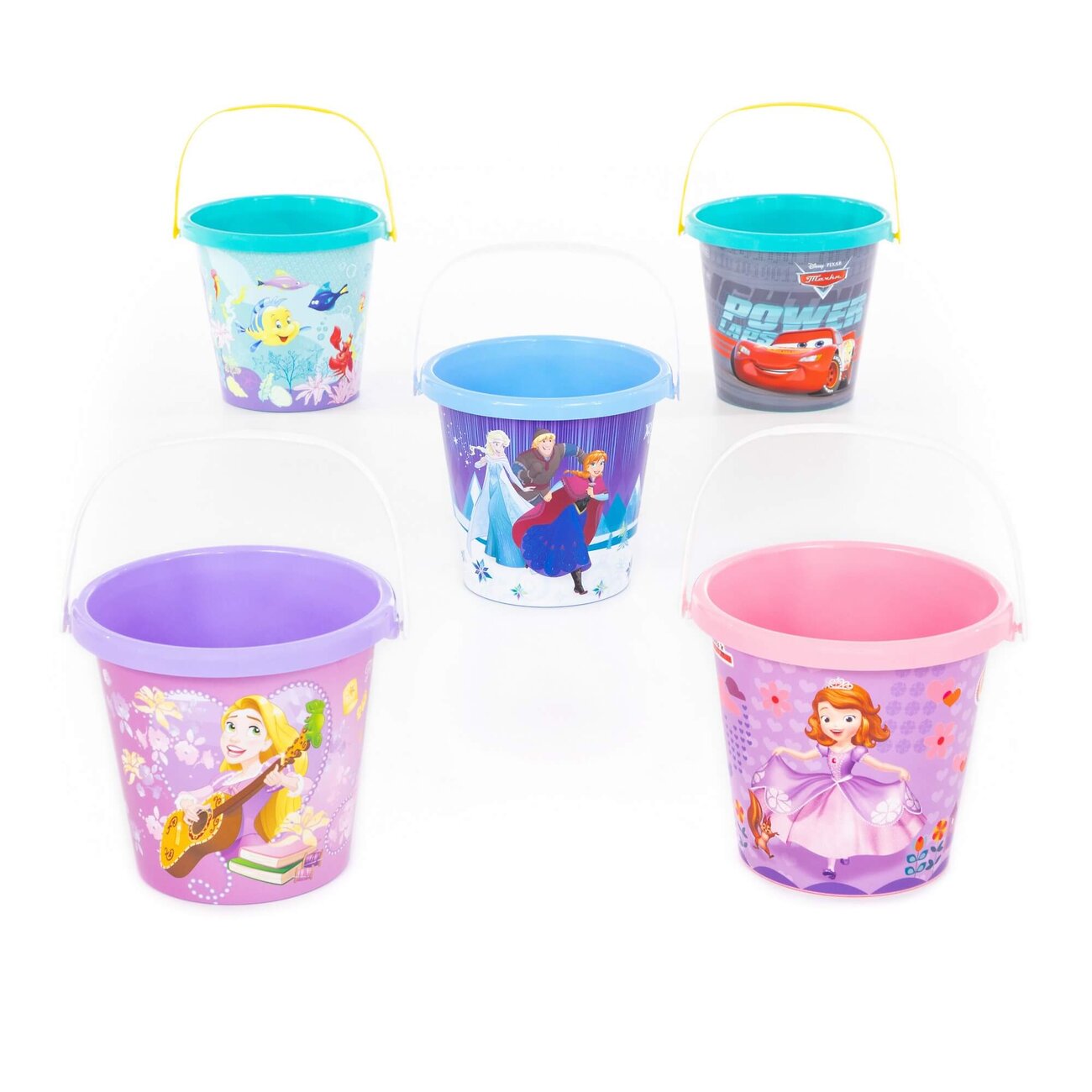 Полесье Ведро большое с наклейкой Disney (микс) 322692 81698