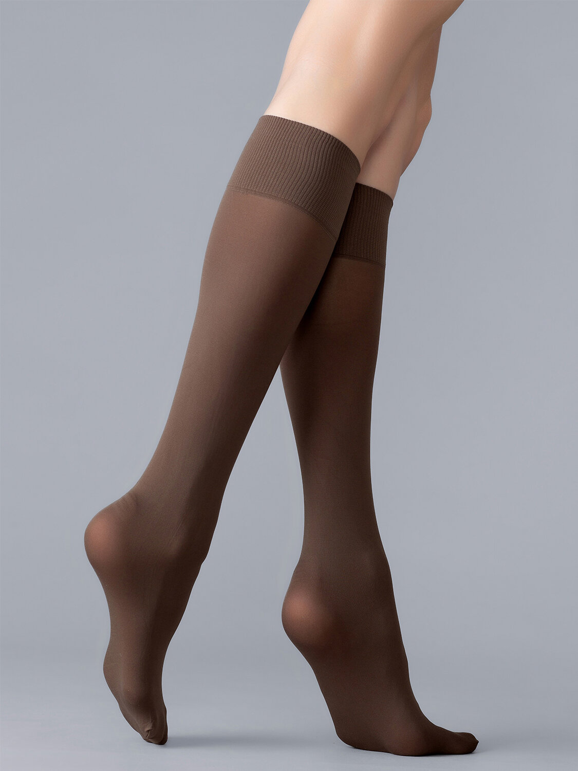 JS Giulia Гольфы 324266 MICROFIBRA 60 gambaletto cappuccino