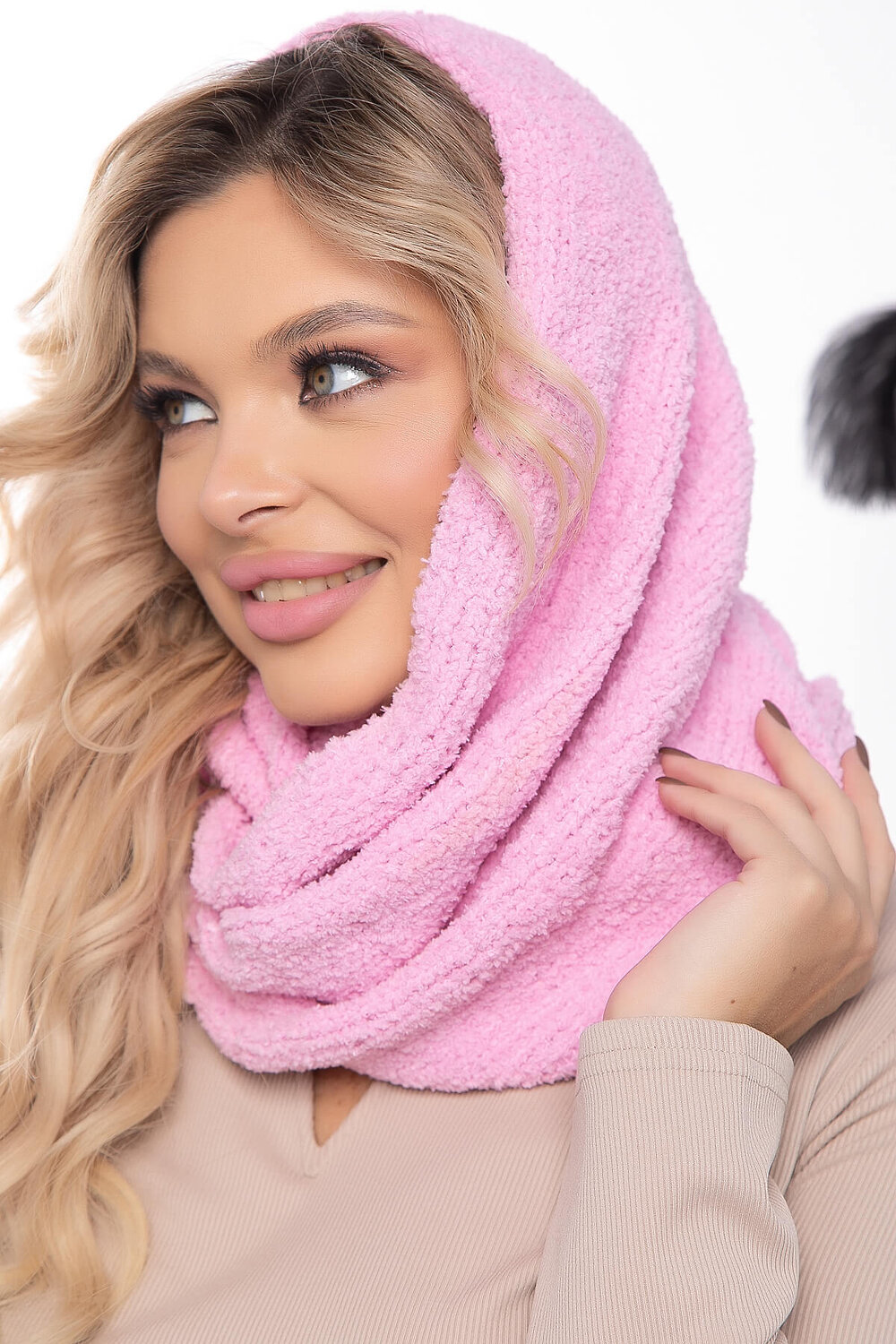 LT Collection Снуд 324342 СВ3 розовый