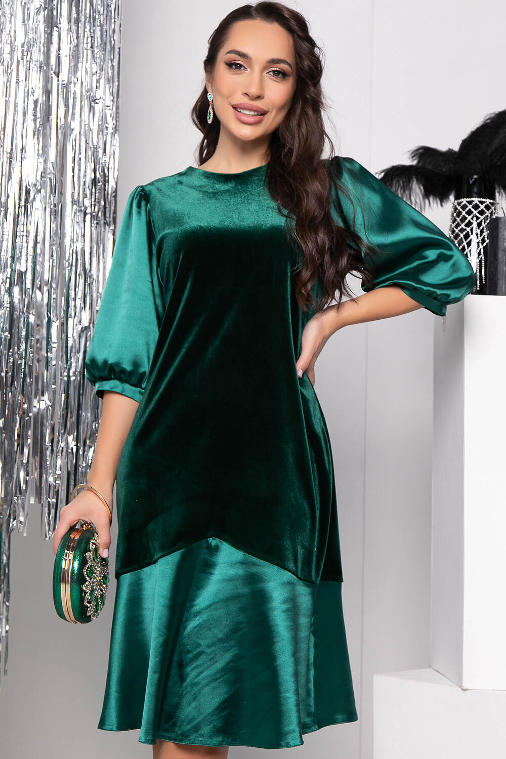 LT Collection Платье 325503 П7740 зелёный